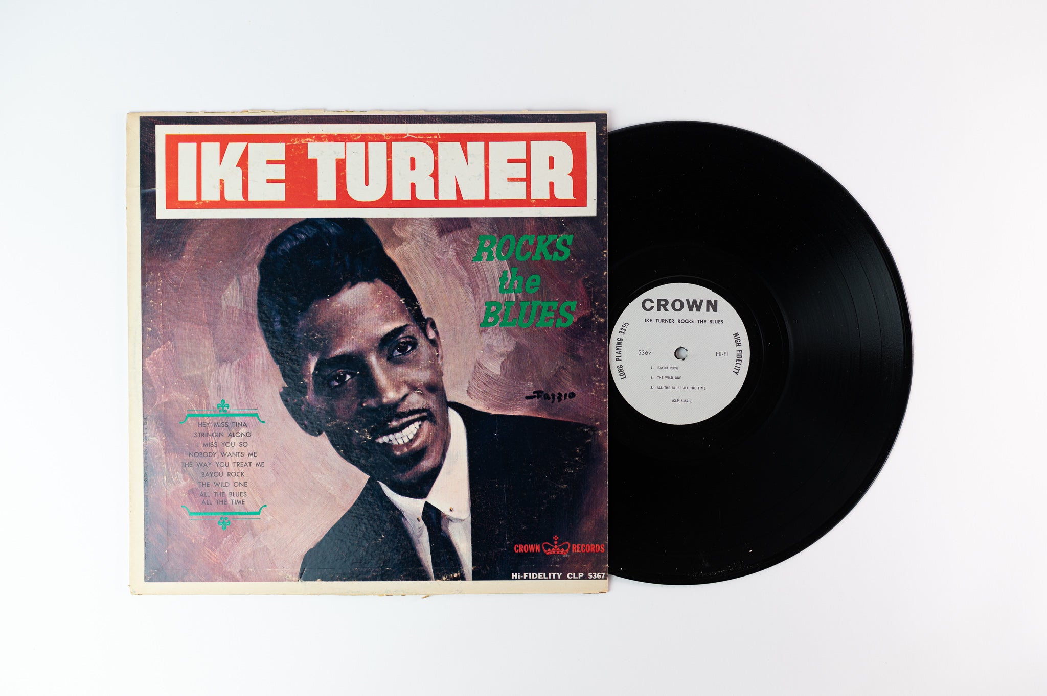 Ike Turner - Rocks The Blues on Crown - Mono