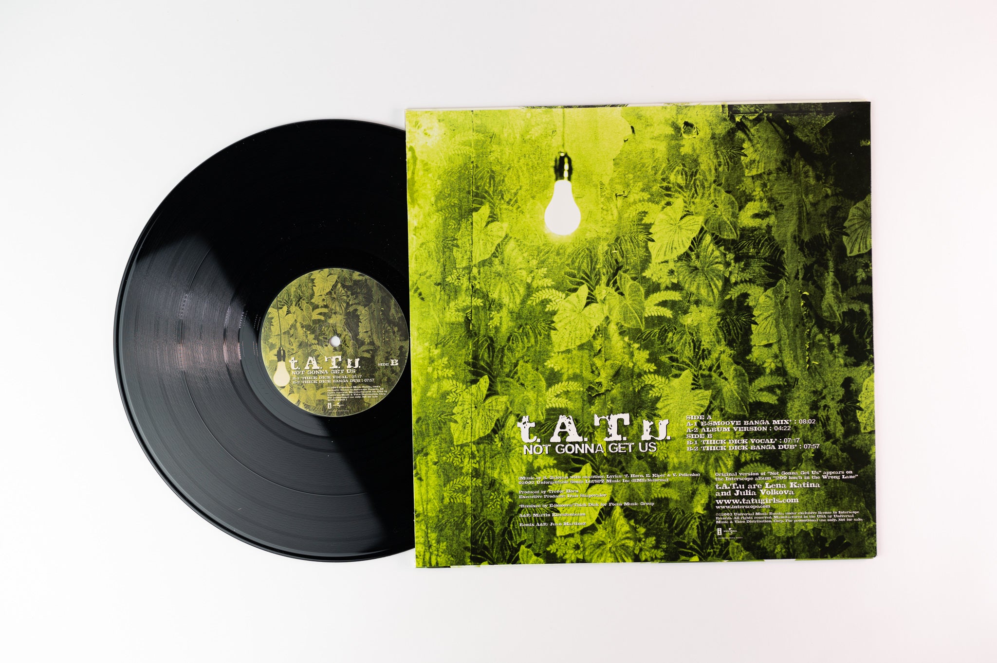 t.A.T.u. - Not Gonna Get Us on Interscope Promo 12" Single