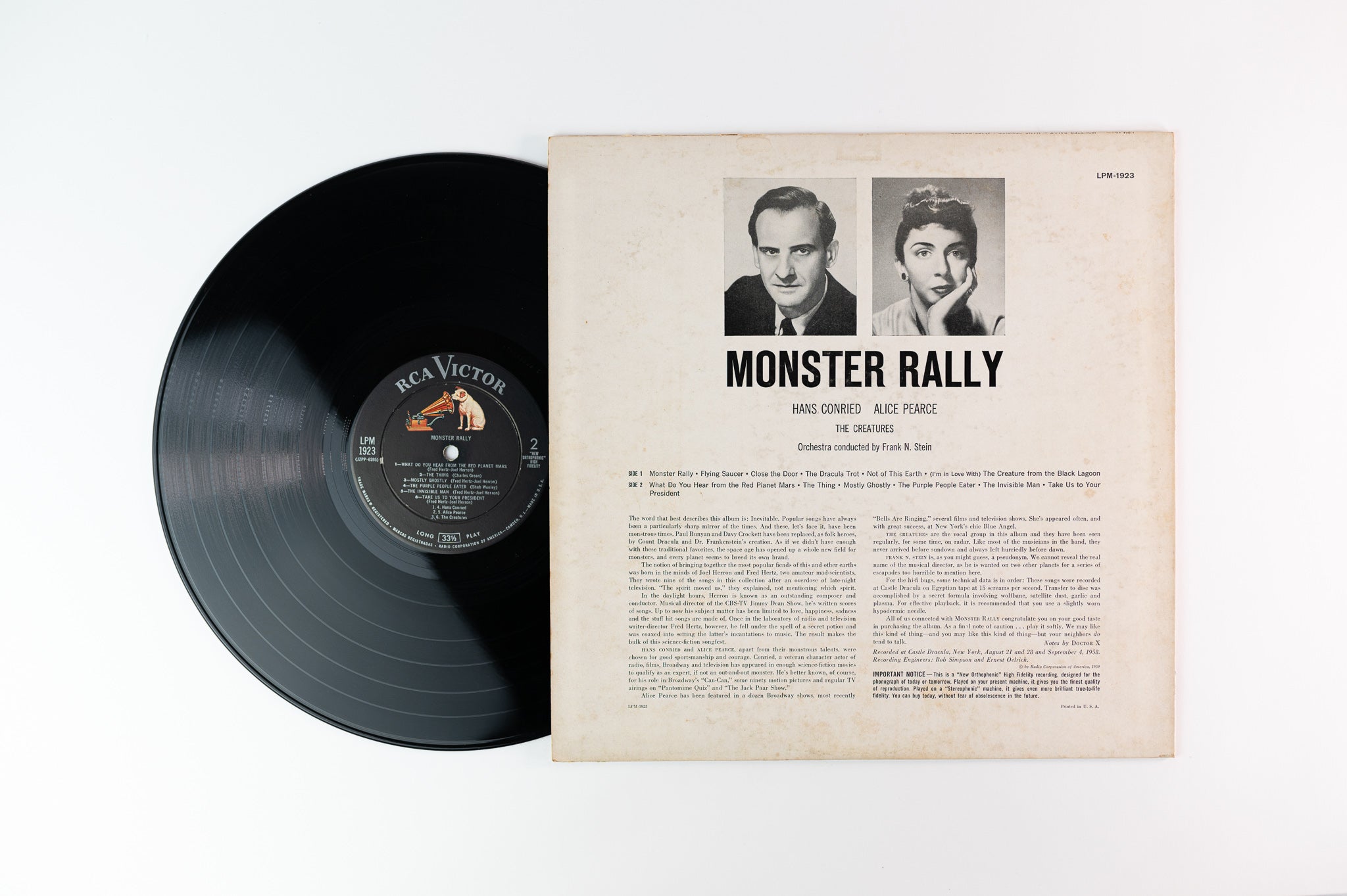 Hans Conried - Monster Rally on RCA Victor - Mono