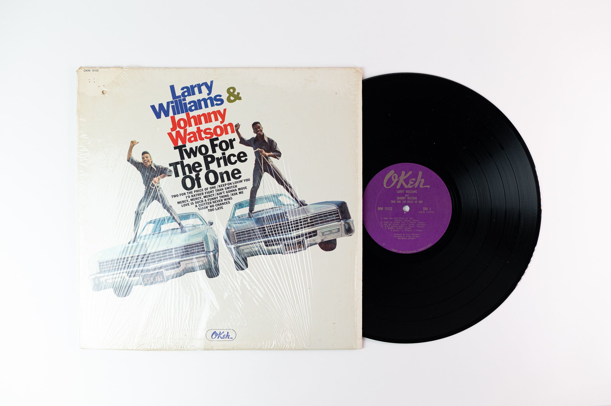 Larry Williams & Johnny Watson - Two For The Price Of One on Okeh - Mono