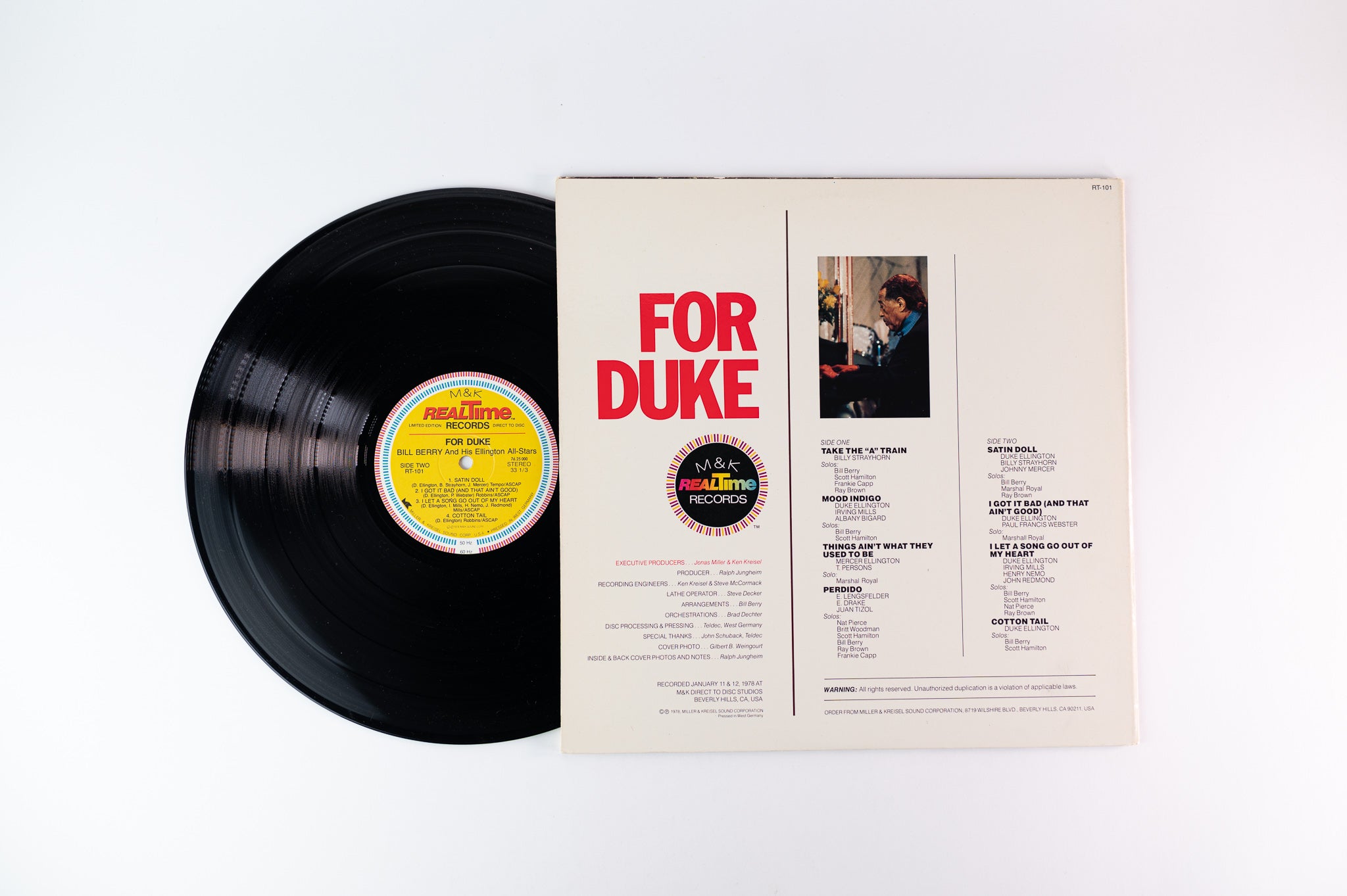 Bill Berry And His Ellington Allstars - For Duke on M&K Realtime D2D
