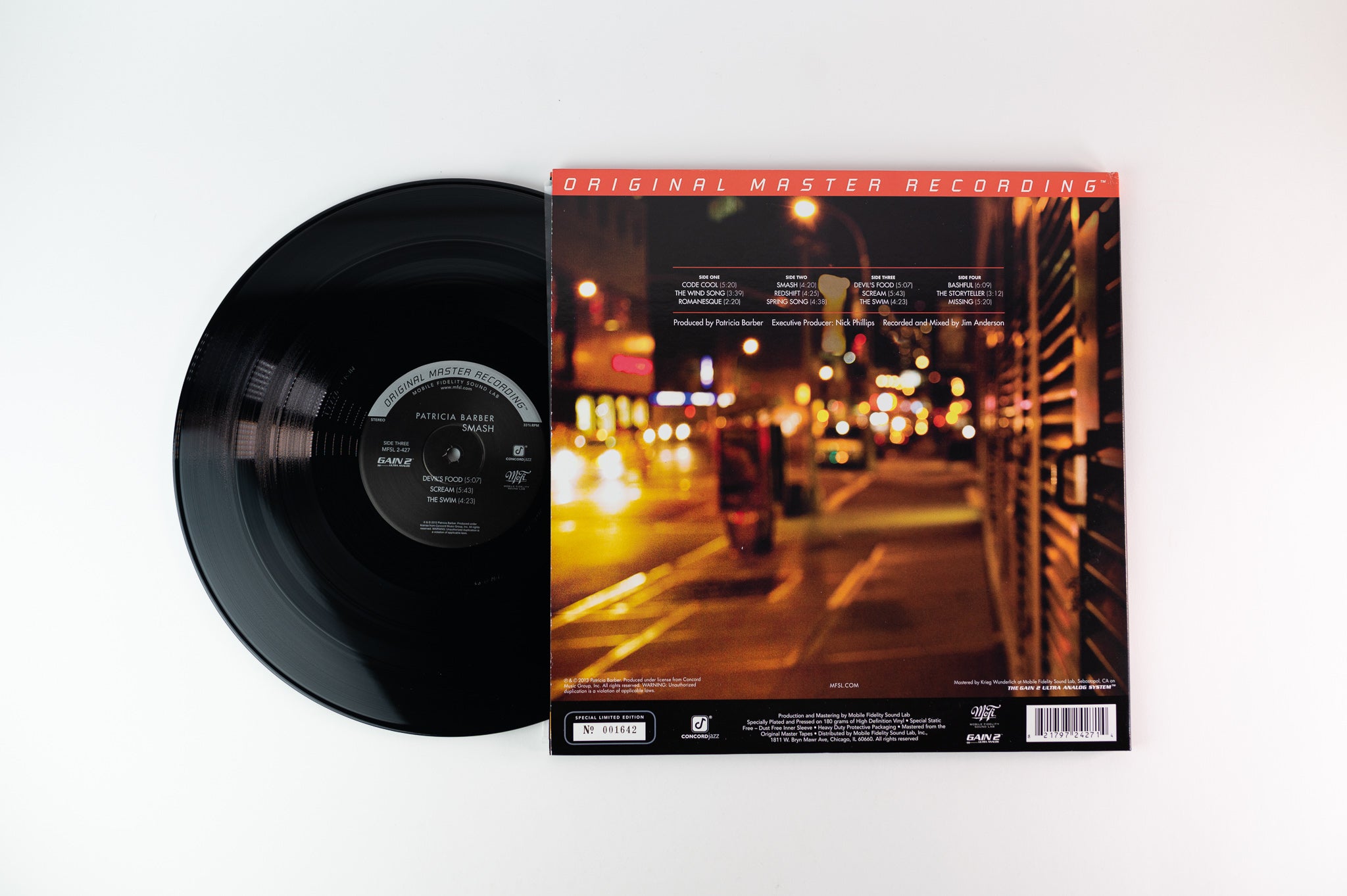Patricia Barber - Smash on Mobile Fidelity Sound Lab Limited Numbered MFSL