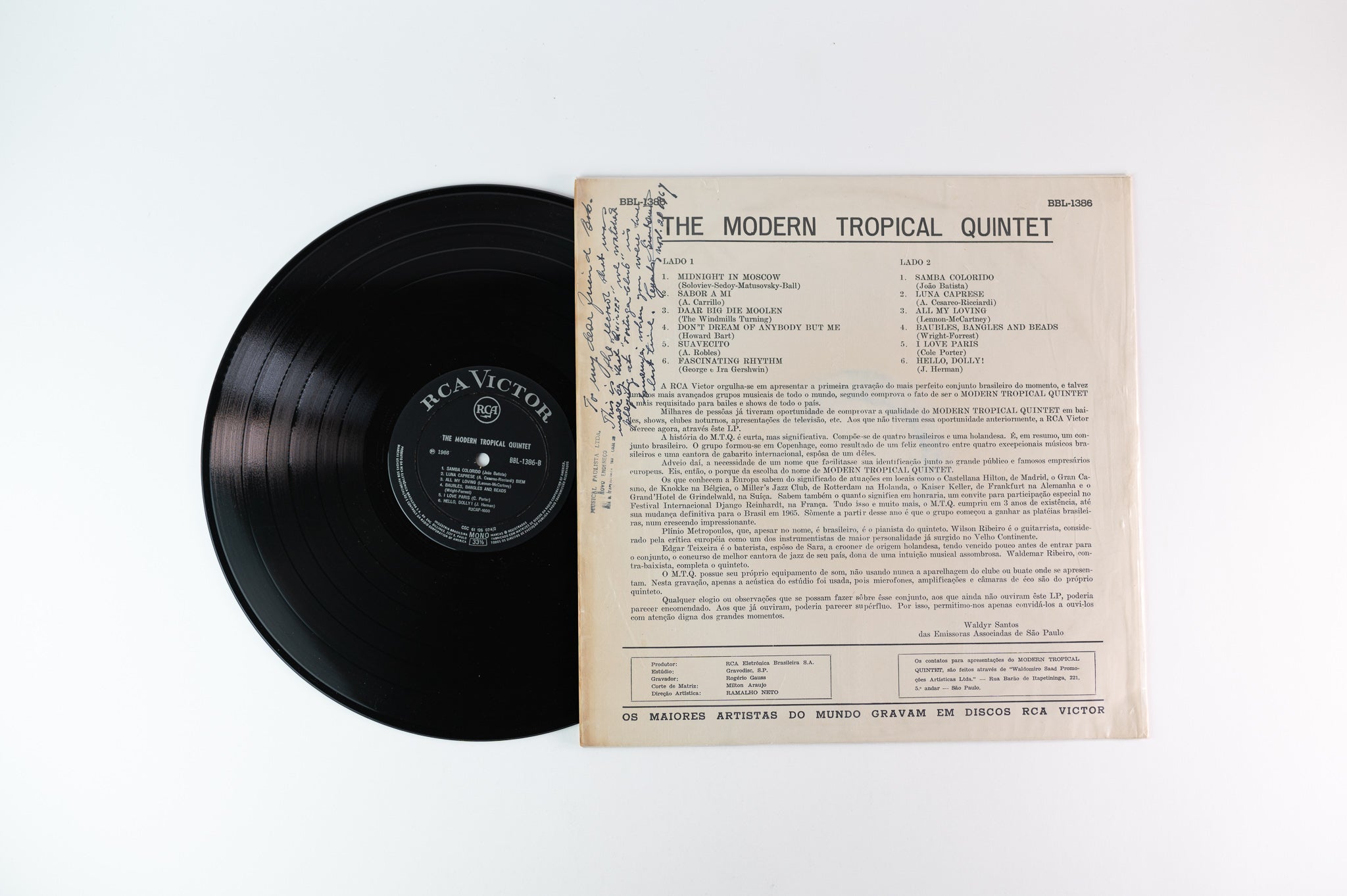 The Modern Tropical Quintet - The Modern Tropical Quintet on RCA Brazil