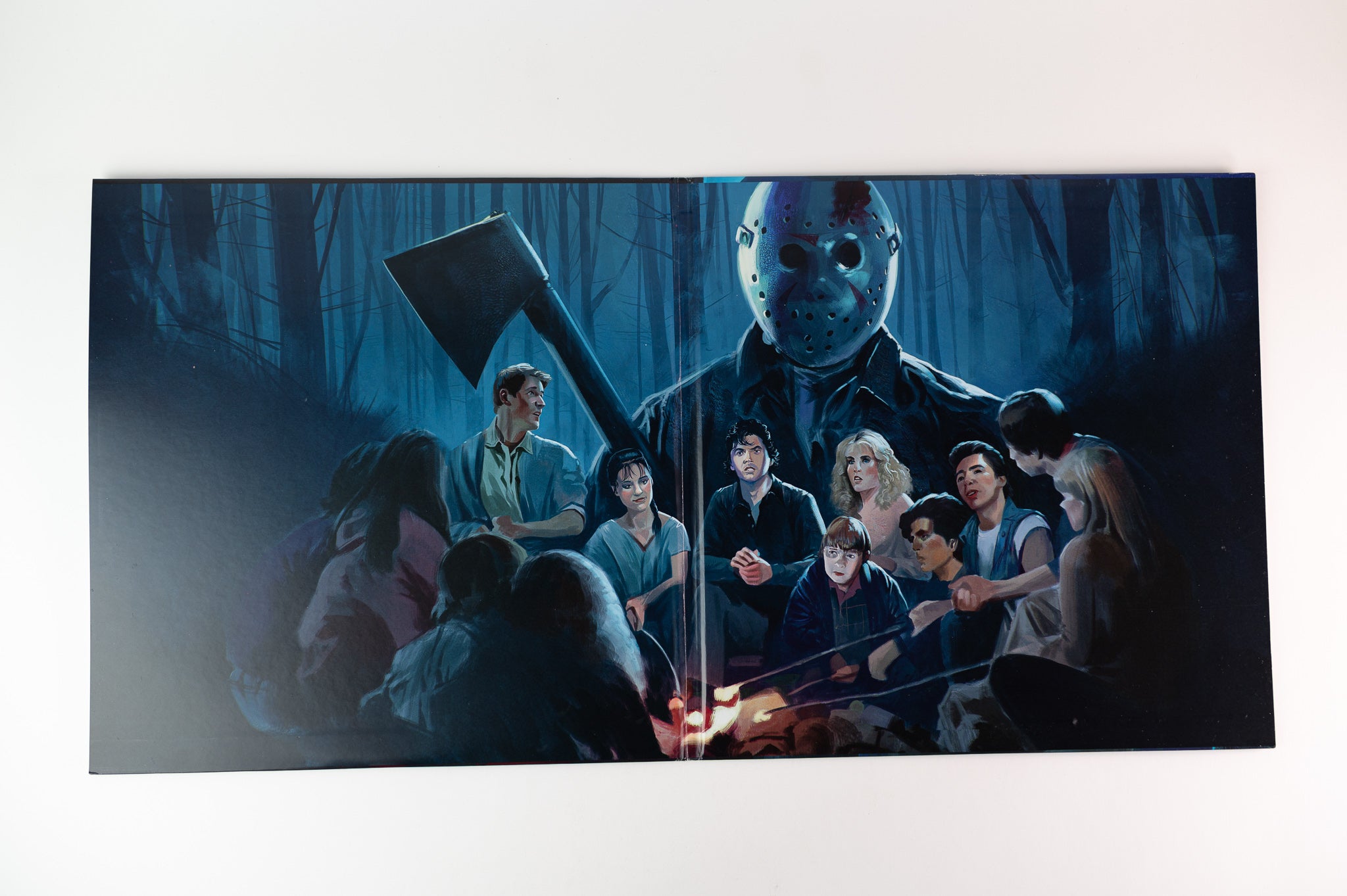 Harry Manfredini - Friday the 13th (The Final Chapter) on Waxwork Blue and White Swirl with Green Splatter