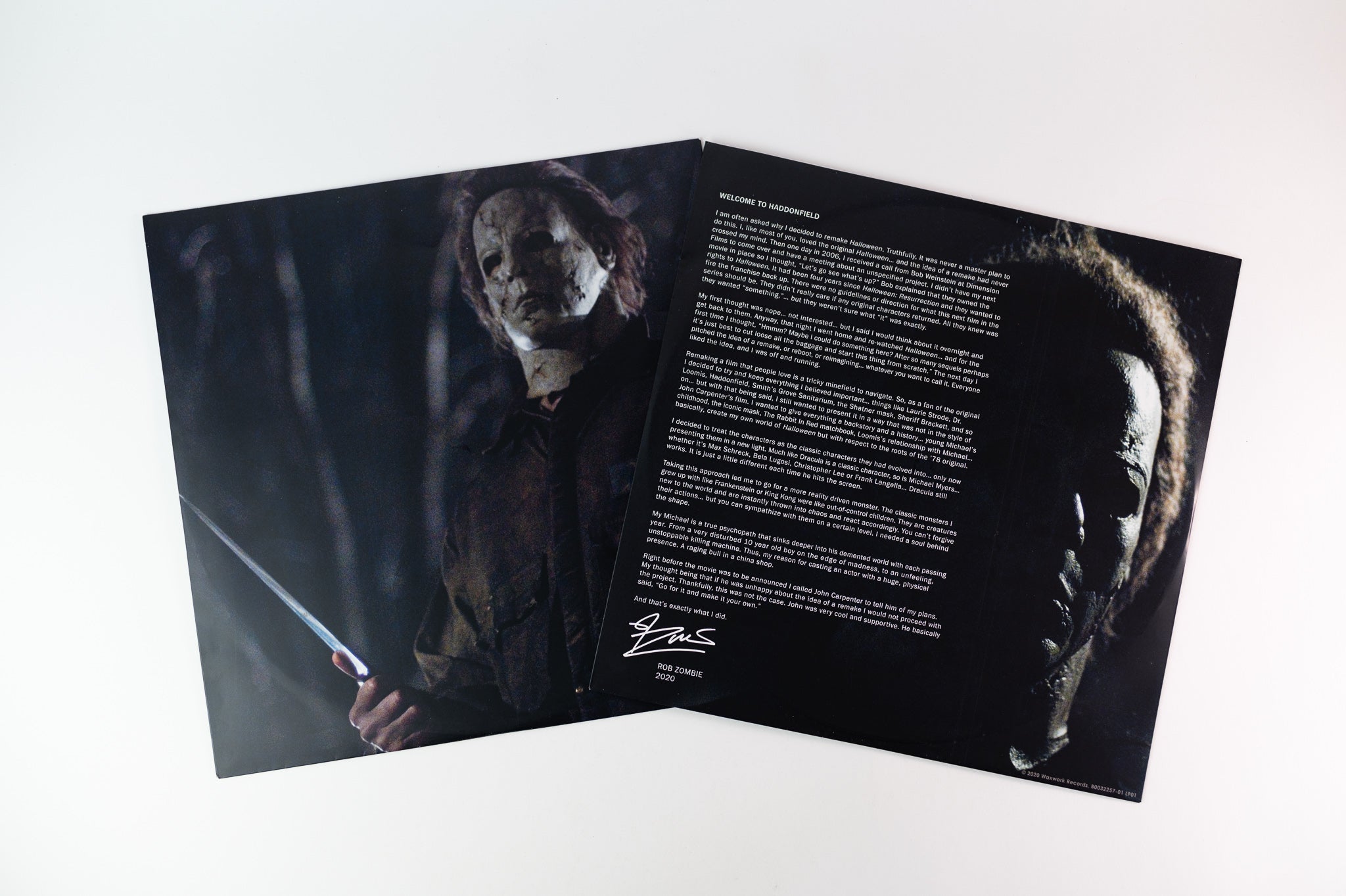 Various - Rob Zombie's Halloween (Original Motion Picture Soundtrack) on Waxwork Clear & Black Striped w/ Orange Splatter Reissue