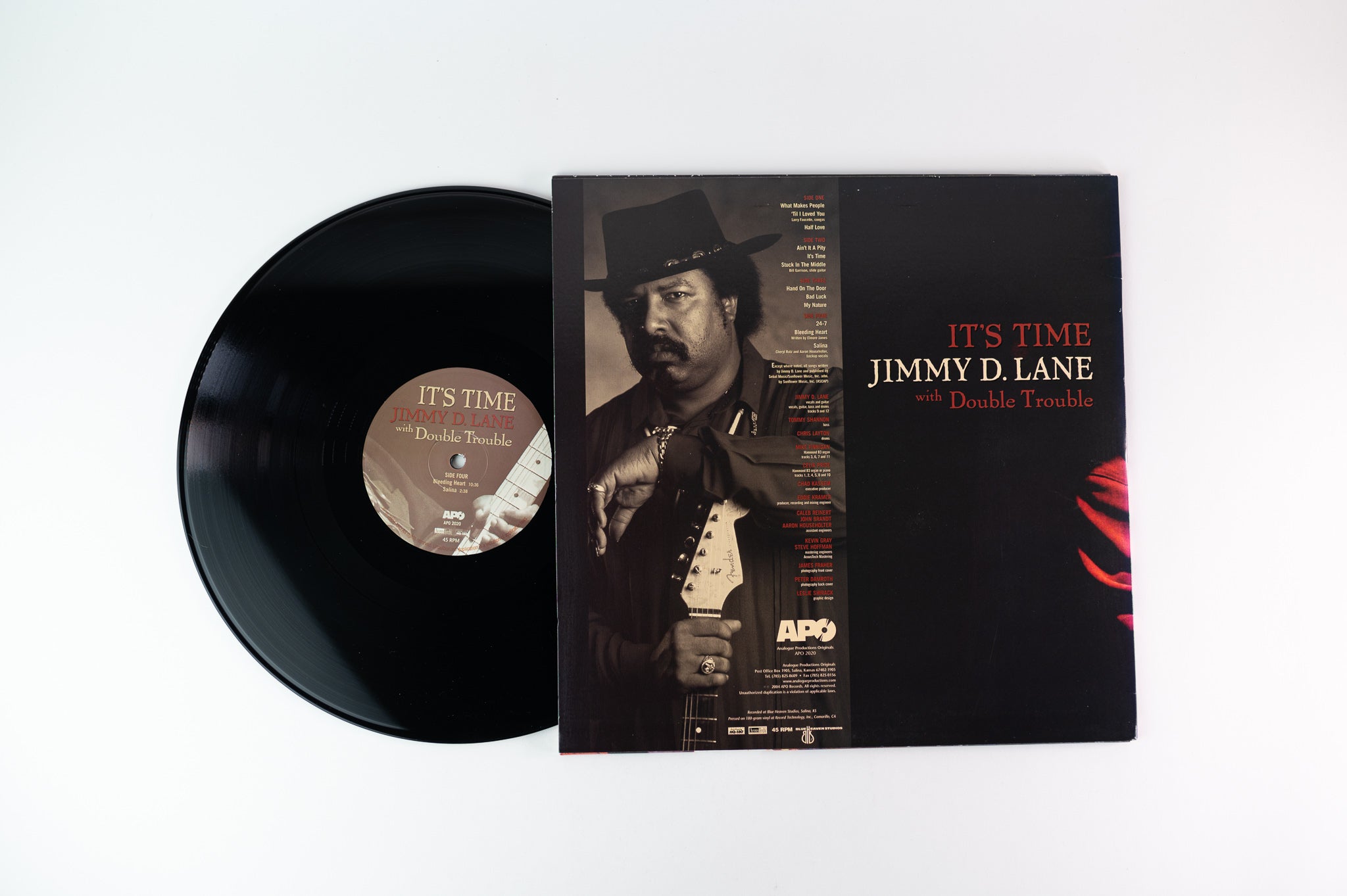 Jimmy D. Lane With Double Trouble - It's Time on APO 180 Gram