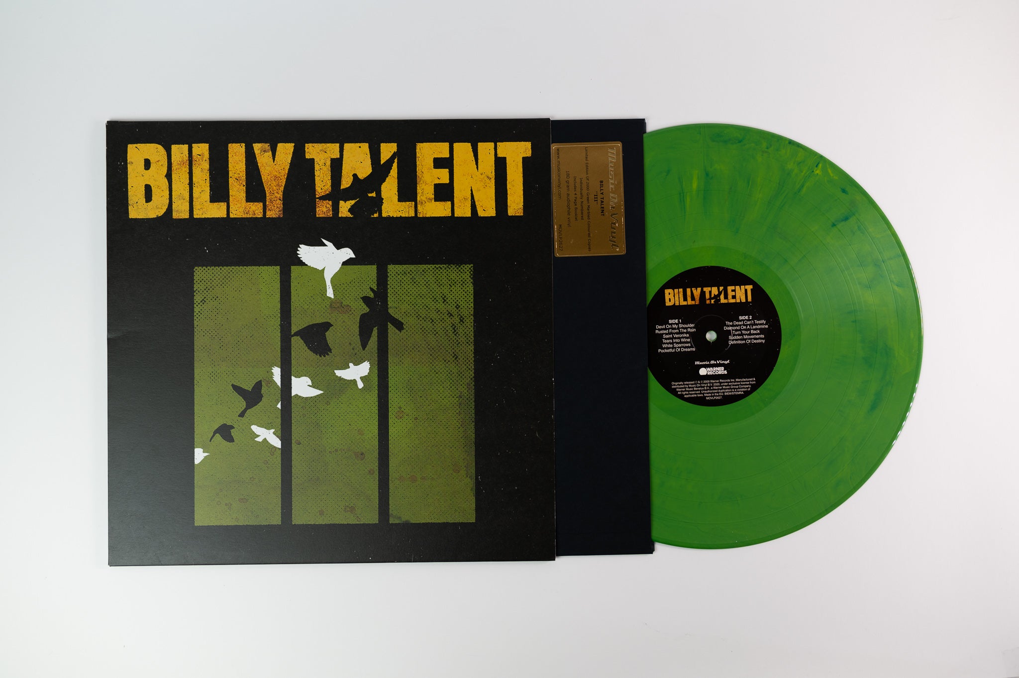 Billy Talent - Billy Talent III on Music on Vinyl Limited Numbered Green Marbled Vinyl Reissue