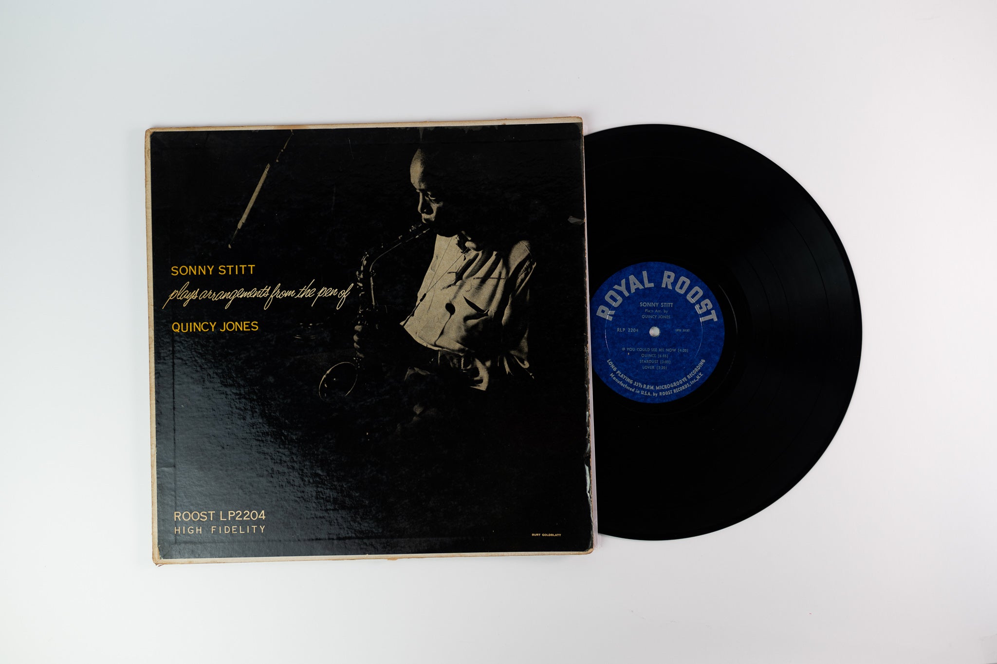 Sonny Stitt - Sonny Stitt Plays Arrangements From The Pen Of Quincy Jones on Royal Roost Mono Deep Groove
