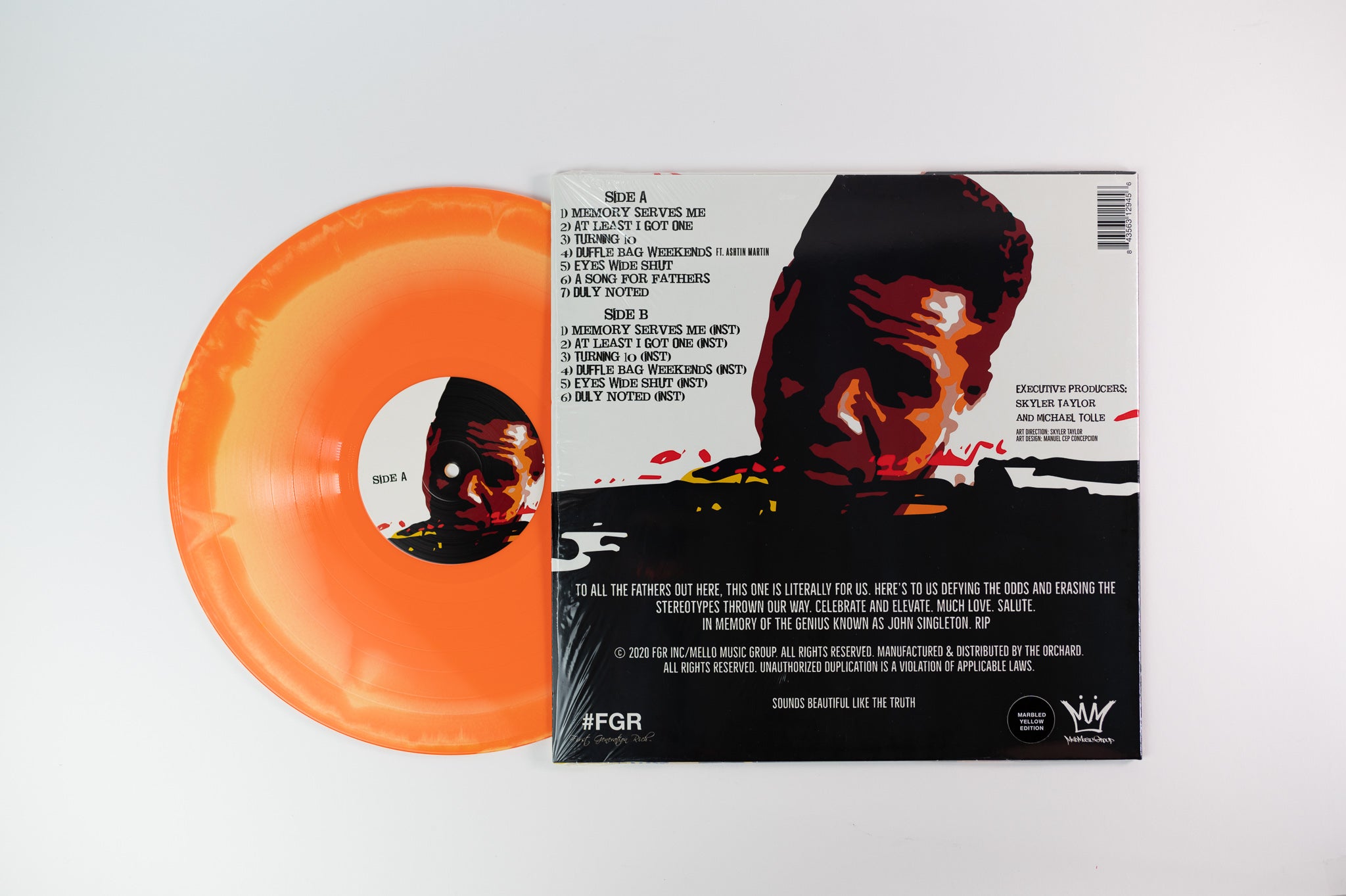 Skyzoo - Milestones on Mello Music Group - Marbled Vinyl
