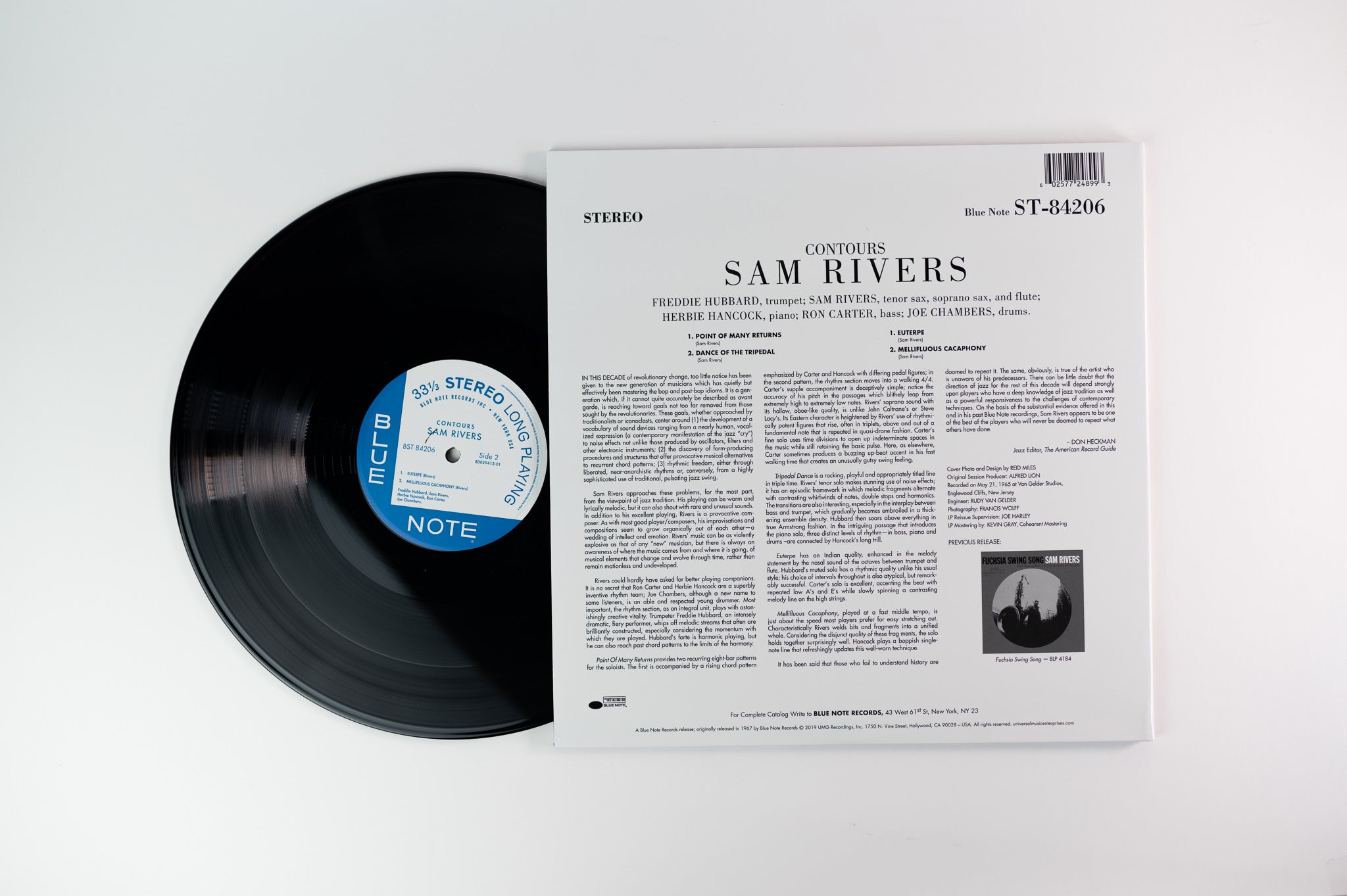 Sam Rivers - Contours on Blue Note - Tone Poet Series