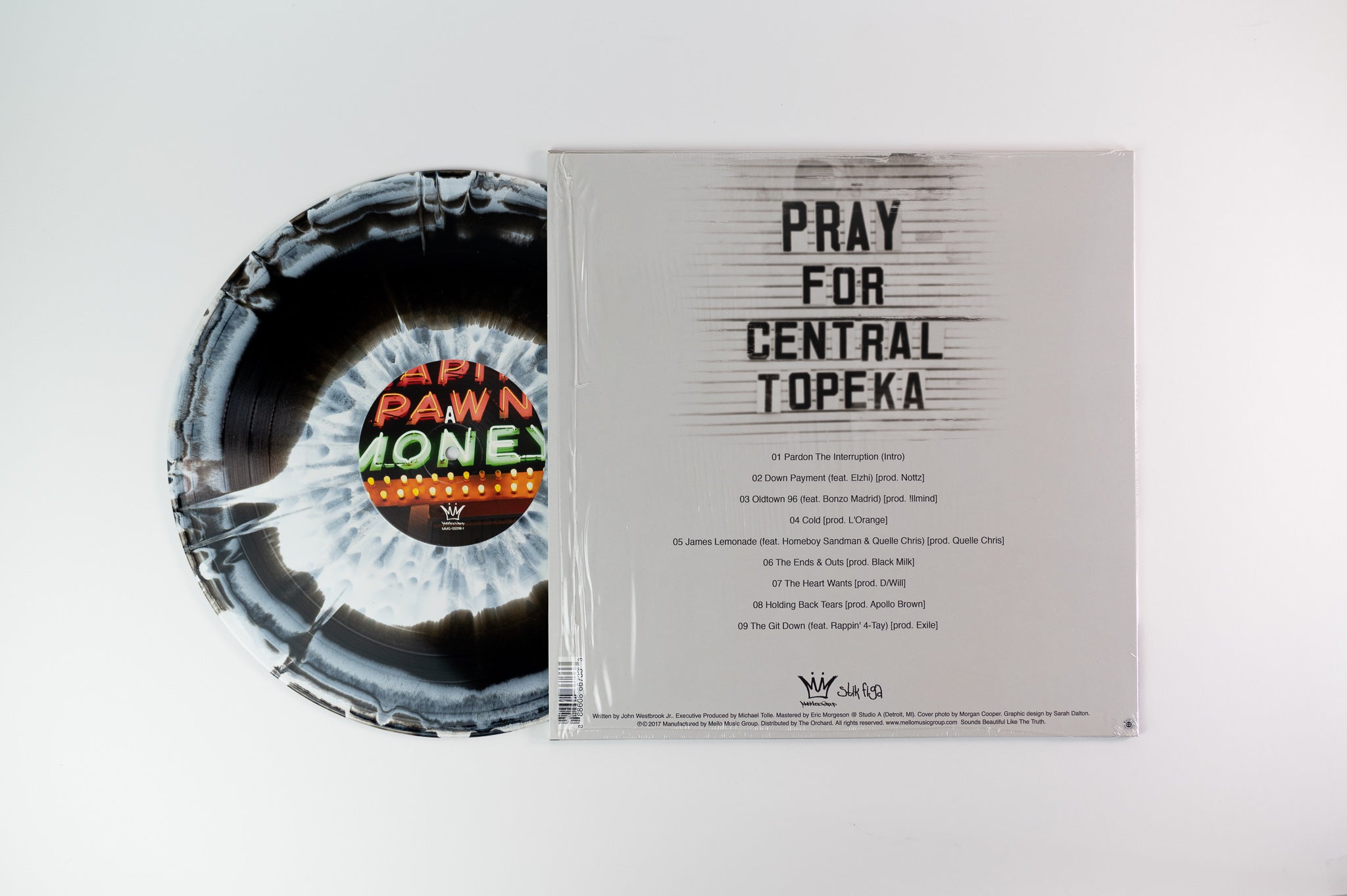 Stik Figa - Central Standard Time on Mello Music Group - Splatter Vinyl