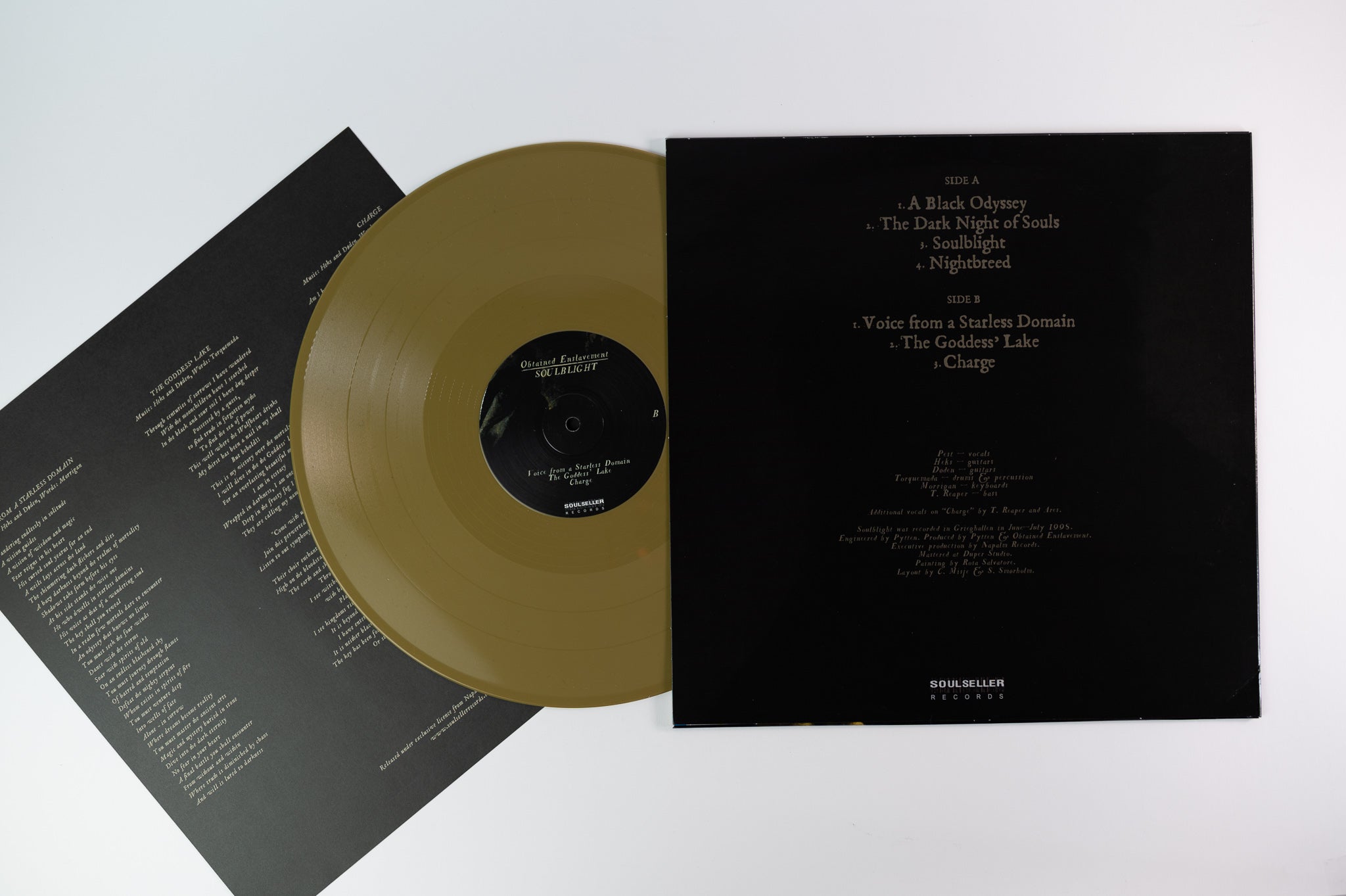 Obtained Enslavement - Soulblight on Soulseller - Gold Vinyl