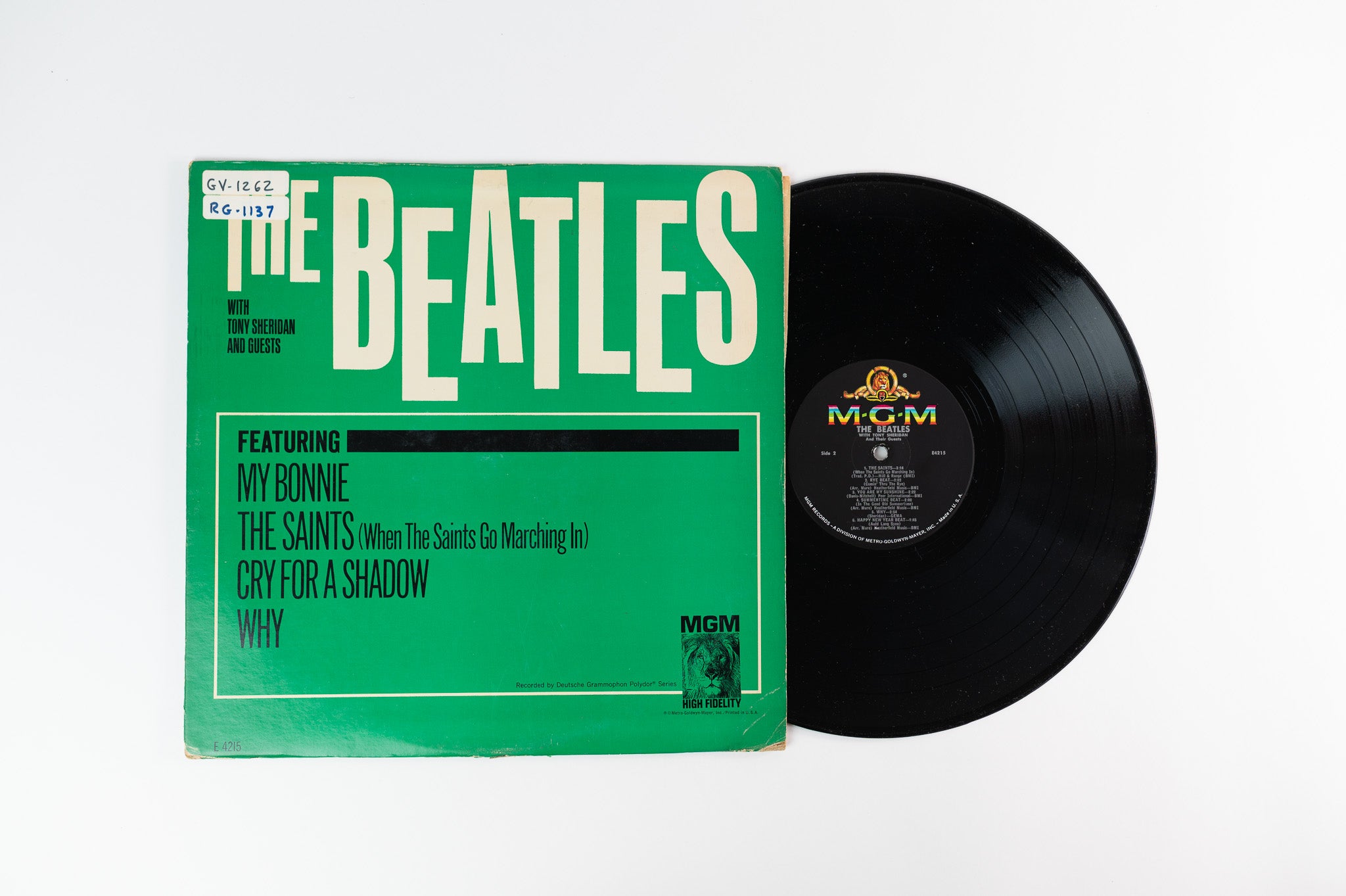The Beatles - The Beatles With Tony Sheridan And Guests on MGM Mono