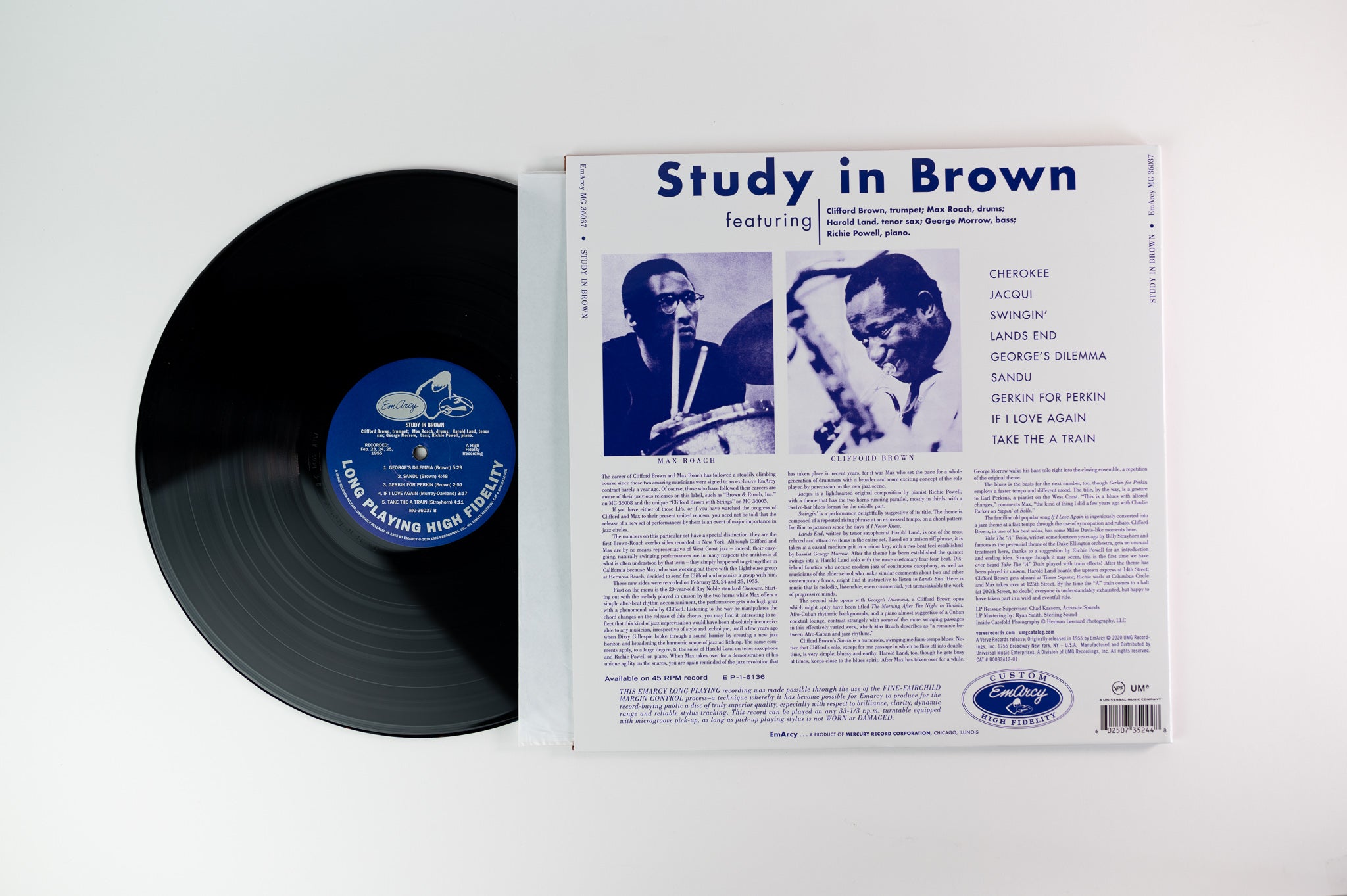 Clifford Brown And Max Roach - Study In Brown on Verve - Acoustic Sounds Series