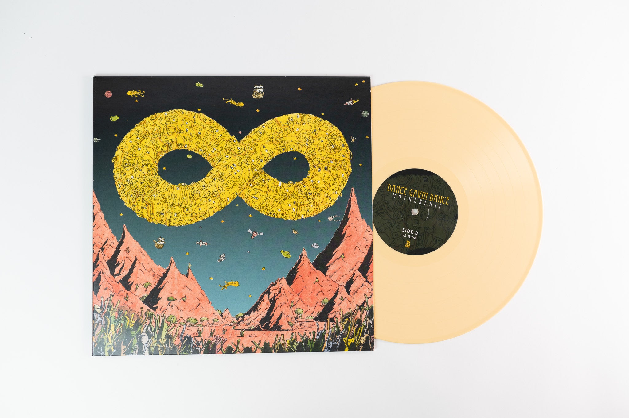 Dance Gavin Dance - Mothership on Rise Limited Yellow Vinyl