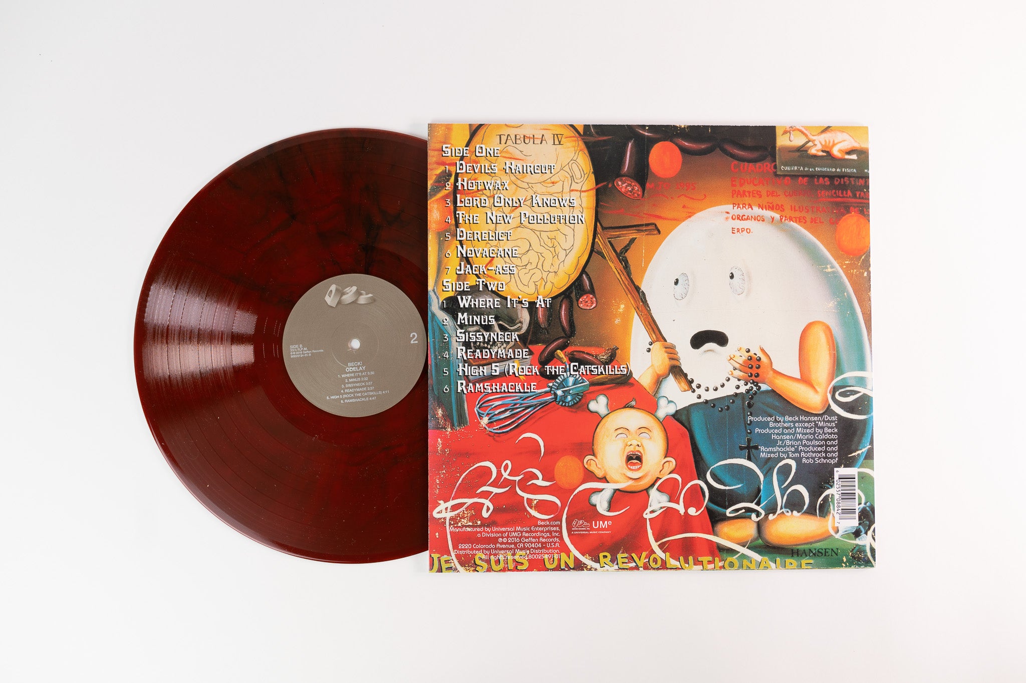 Beck - Odelay Vinyl Me Please Reissue Bourbon Colored Vinyl