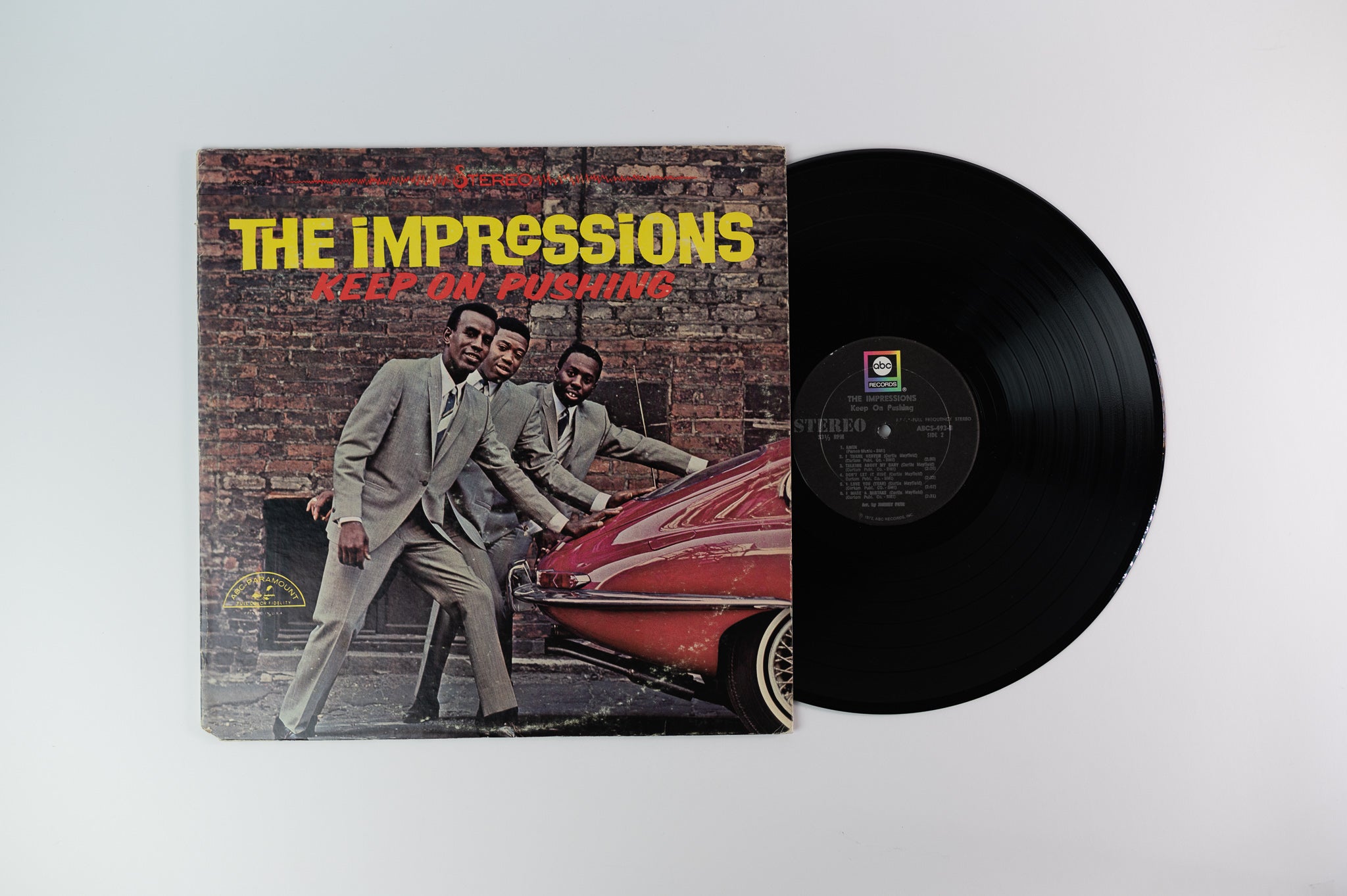 The Impressions - Keep On Pushing on ABC Reissue