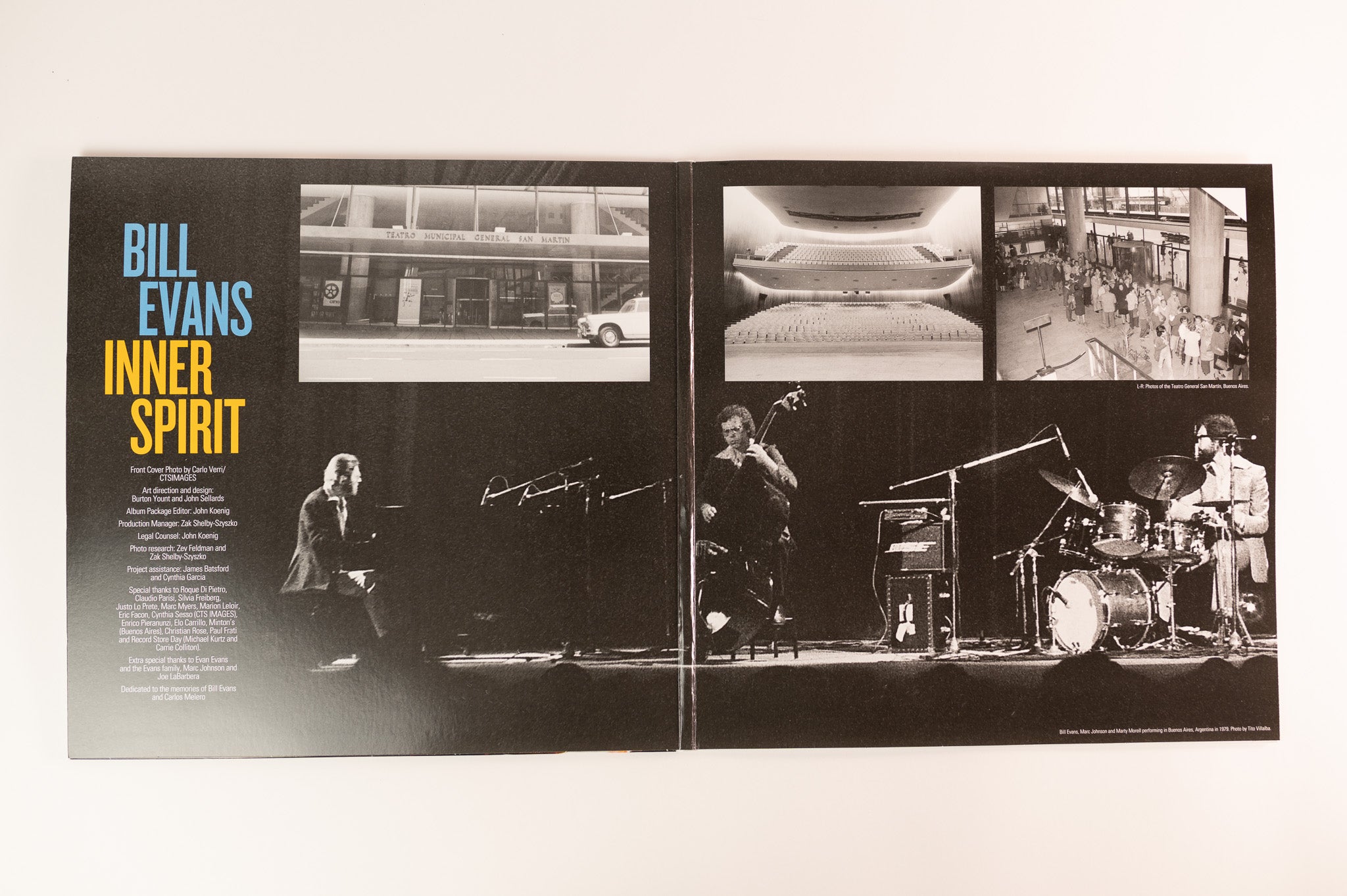 Bill Evans - Inner Spirit: The 1979 Concert At The Teatro General San Martín, Buenos Aires on Resonance RSD