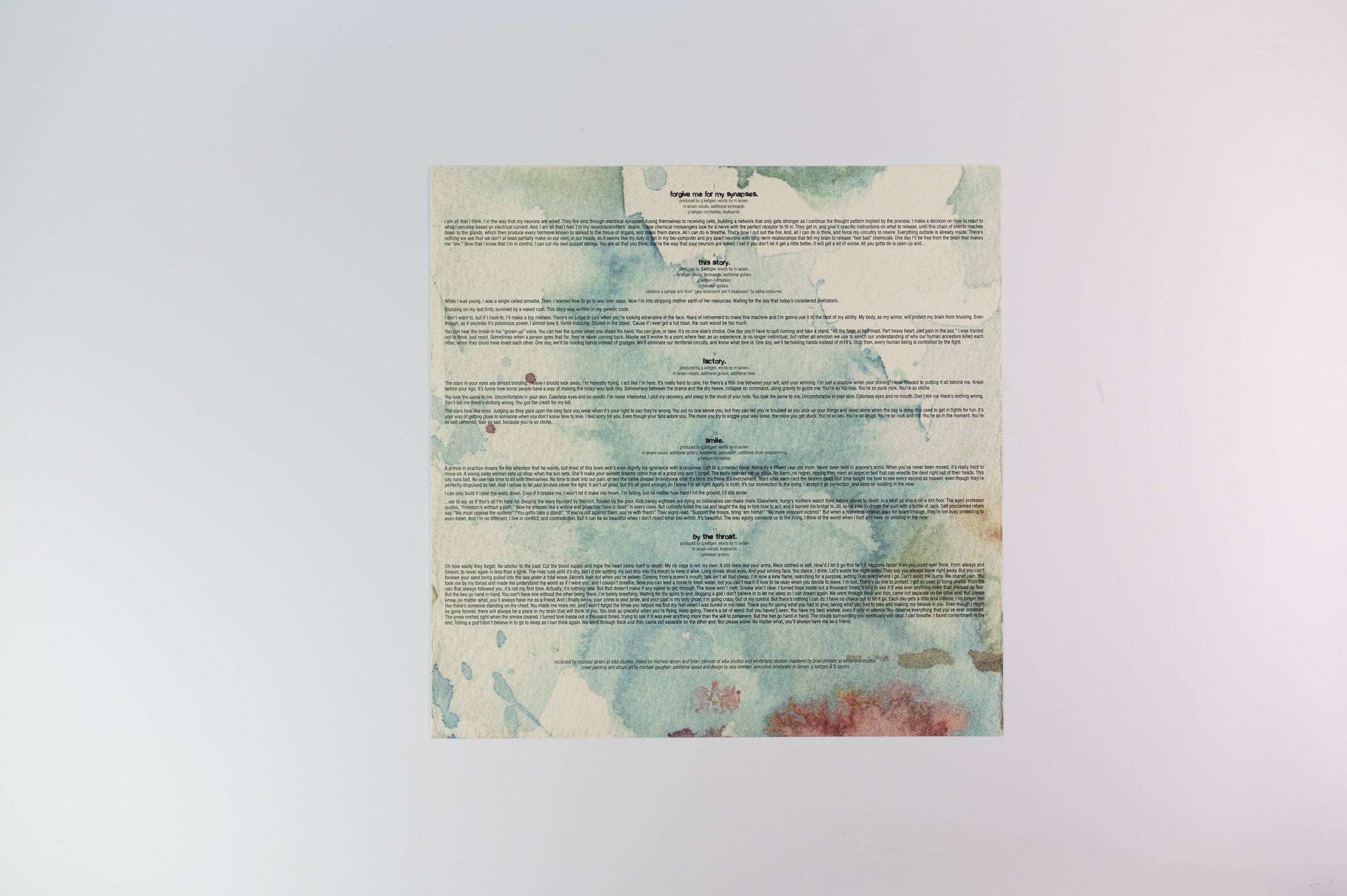 Eyedea & Abilities - By The Throat on Rhymesayers Ltd Watercolor Swirl Vinyl Reissue