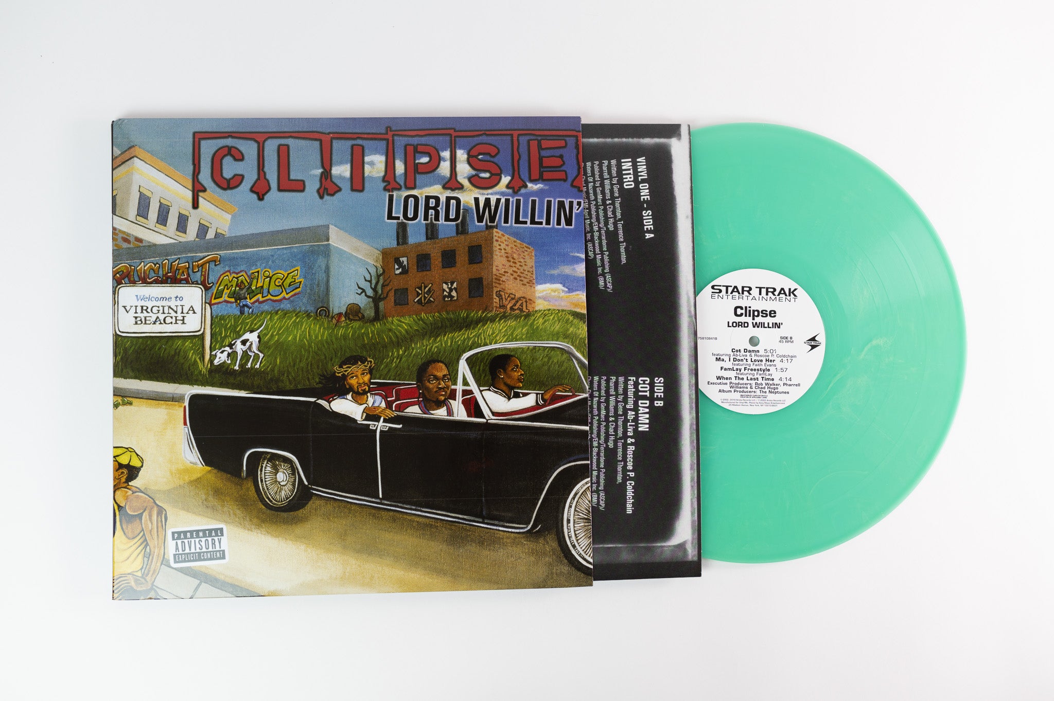 Clipse - Lord Willin' Vinyl Me Please Reissue Green Emerald Vinyl