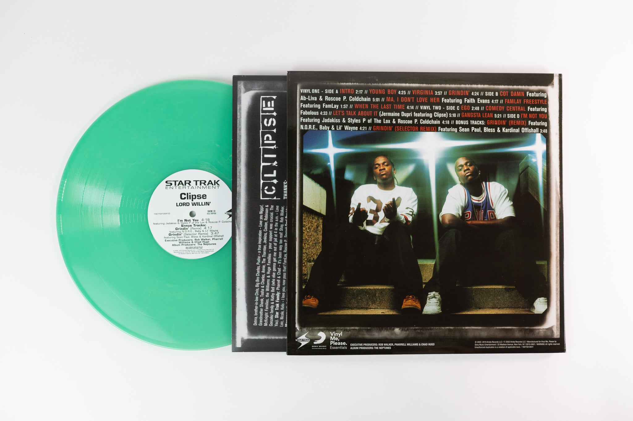 Clipse - Lord Willin' Vinyl Me Please Reissue Green Emerald Vinyl