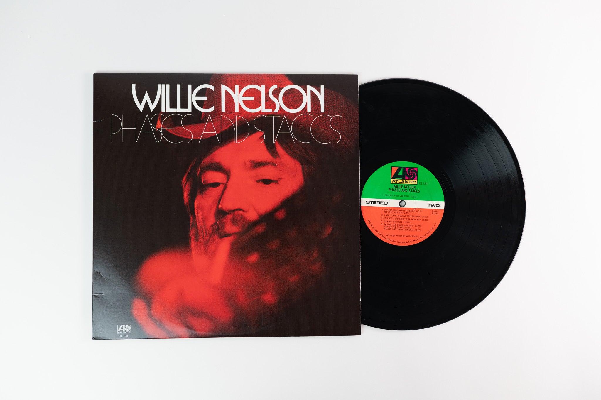 Willie Nelson - Phases And Stages on Atlantic Rhino Records Reissue