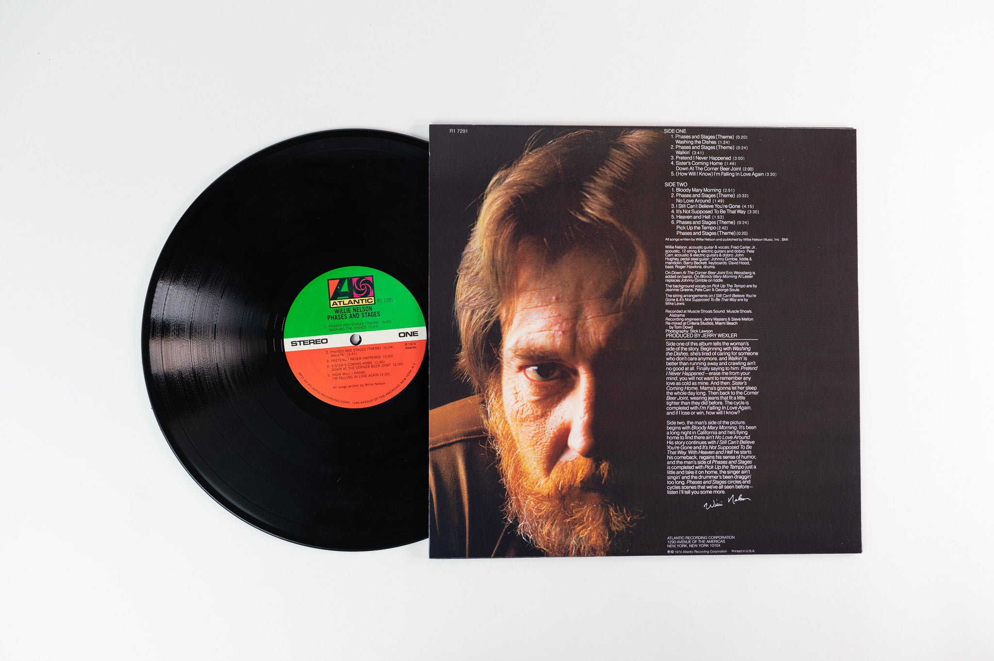 Willie Nelson - Phases And Stages on Atlantic Rhino Records Reissue