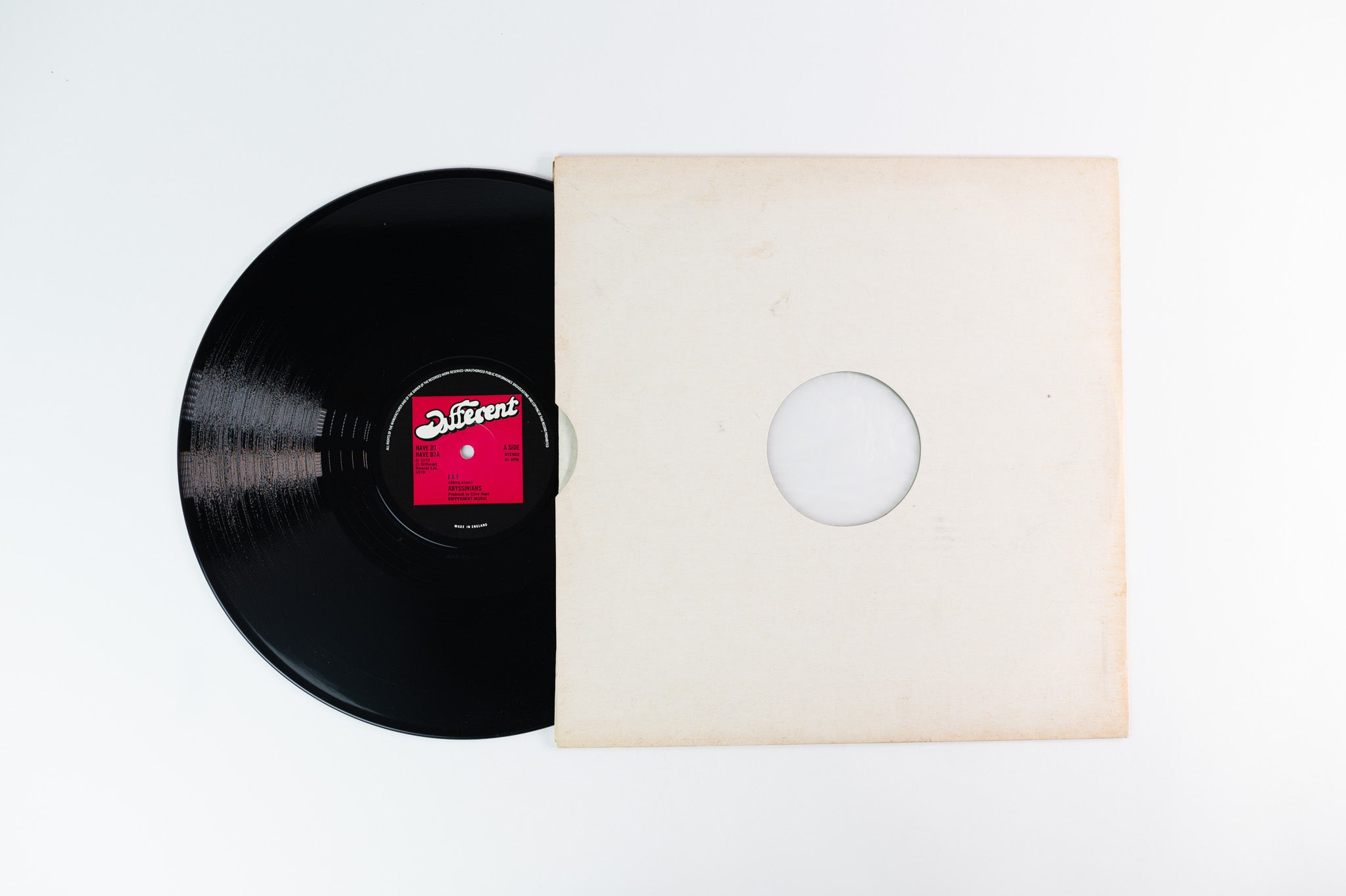 The Abyssinians - I & I / Satta A Masagana on Different UK 12"