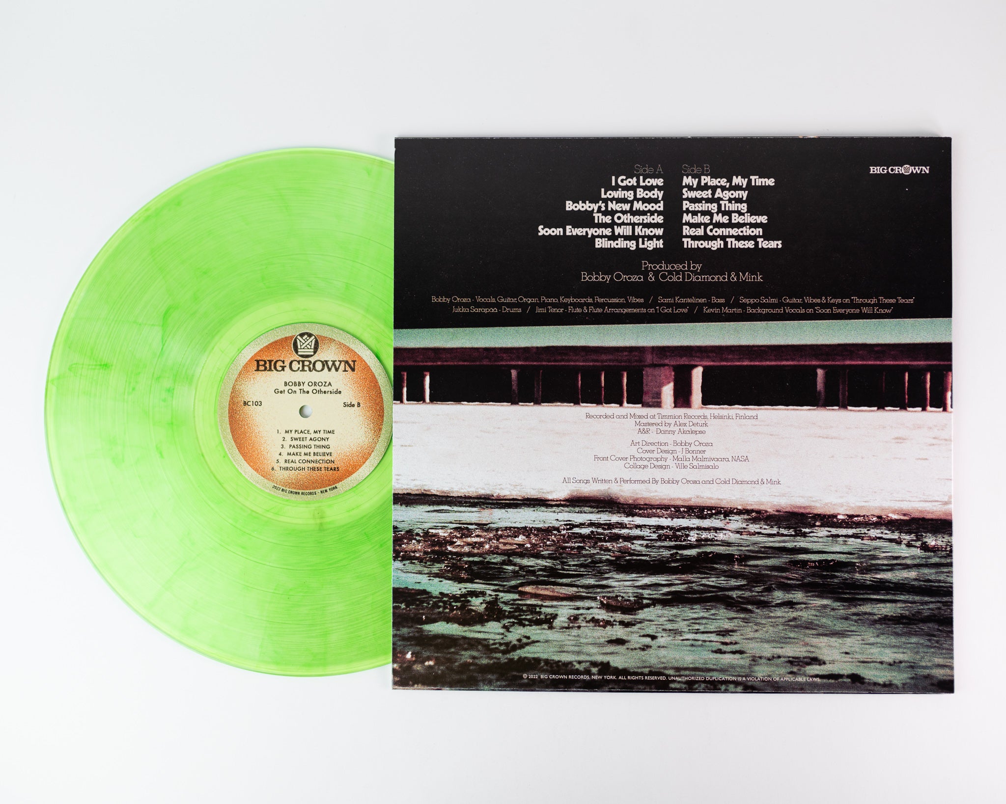 Bobby Oroza - Get On The Otherside [Plaid Room / Colemine Exclusive Aurora Algae Green Vinyl]
