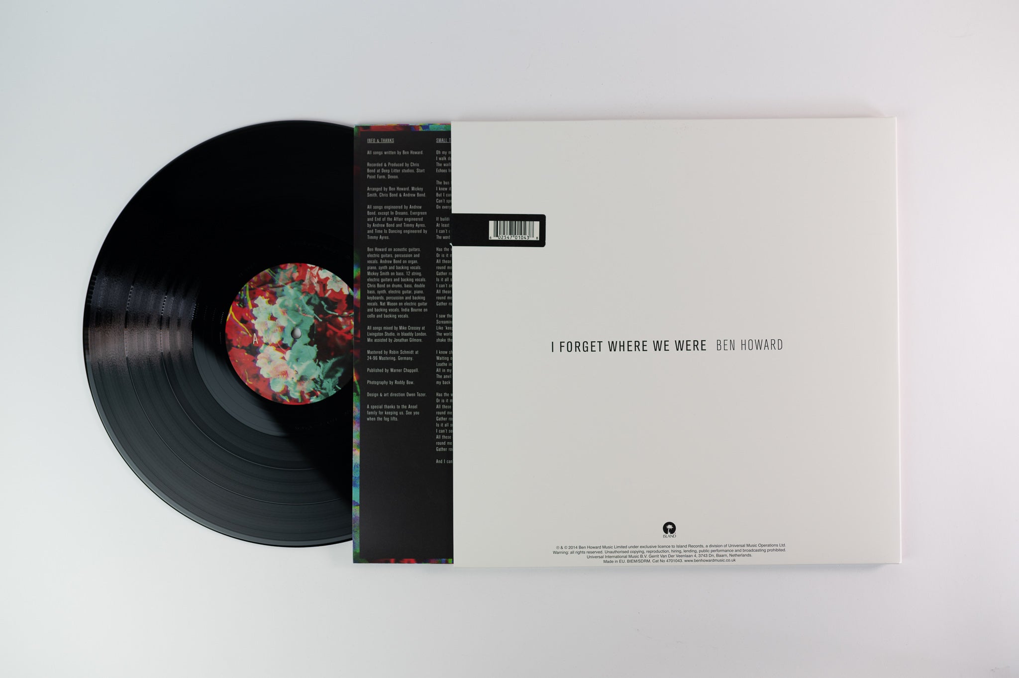 Ben Howard - I Forget Where We Were on Island Limited Edition