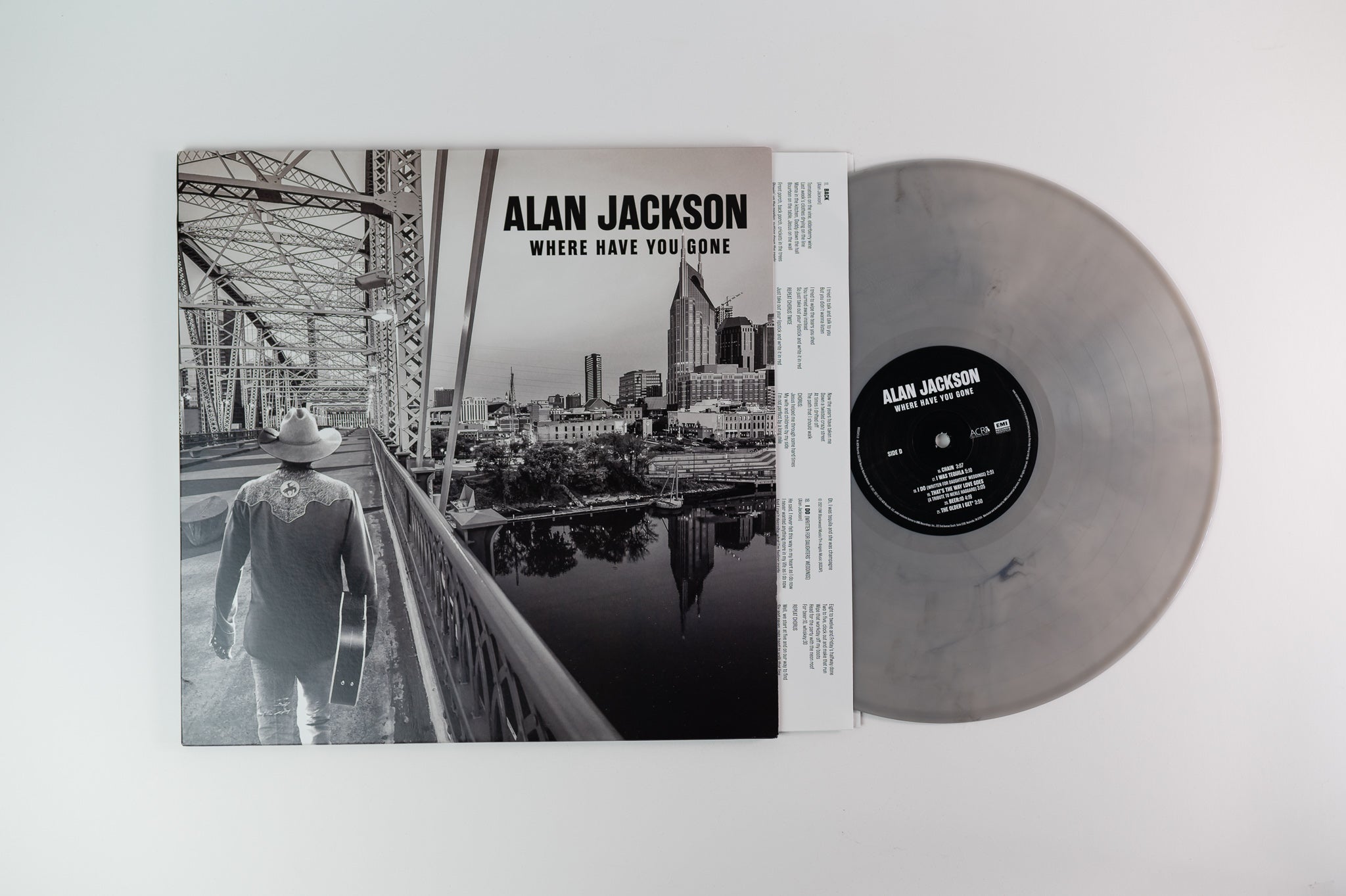 Alan Jackson - Where Have You Gone on ACR Black & White Swirl Vinyl
