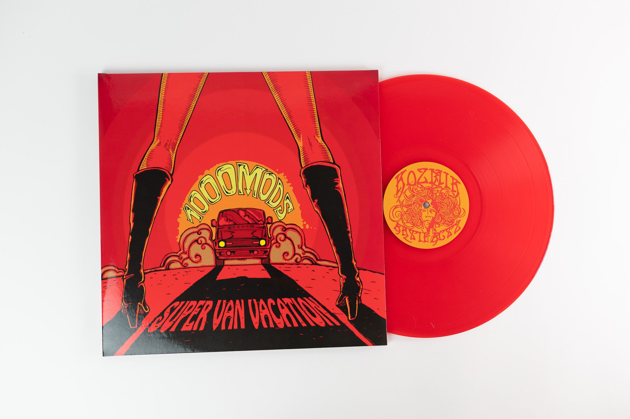 1000mods - Super Van Vacation on Kozmik Artifactz Limited Red Vinyl