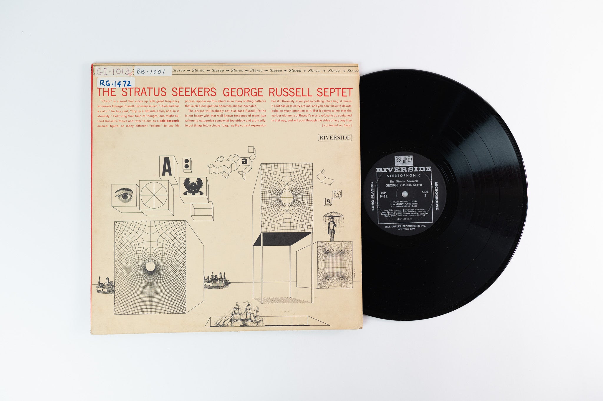 George Russell Septet - The Stratus Seekers on Riverside Stereo Deep Groove