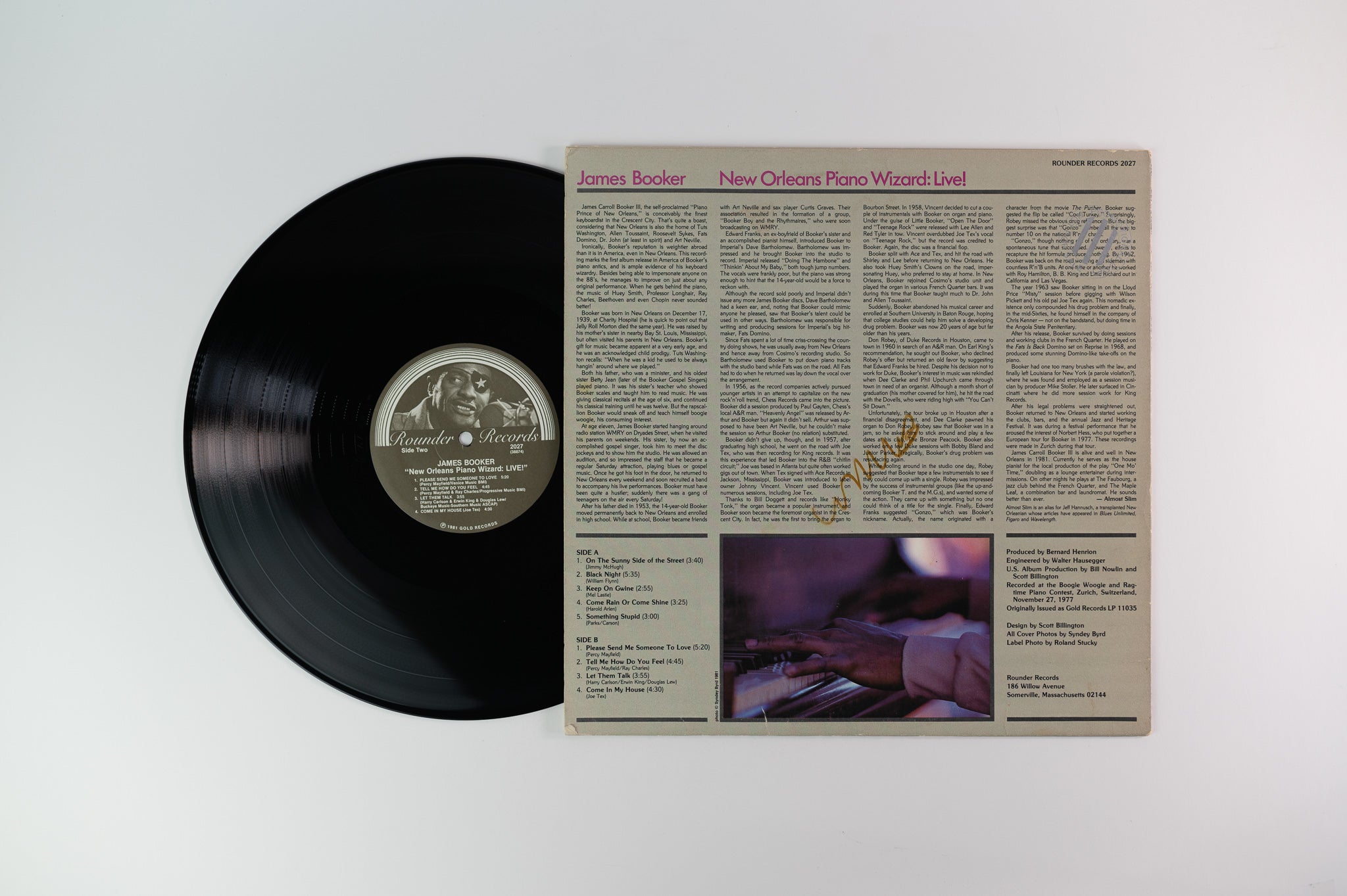 James Booker - New Orleans Piano Wizard: Live! on Rounder Reissue