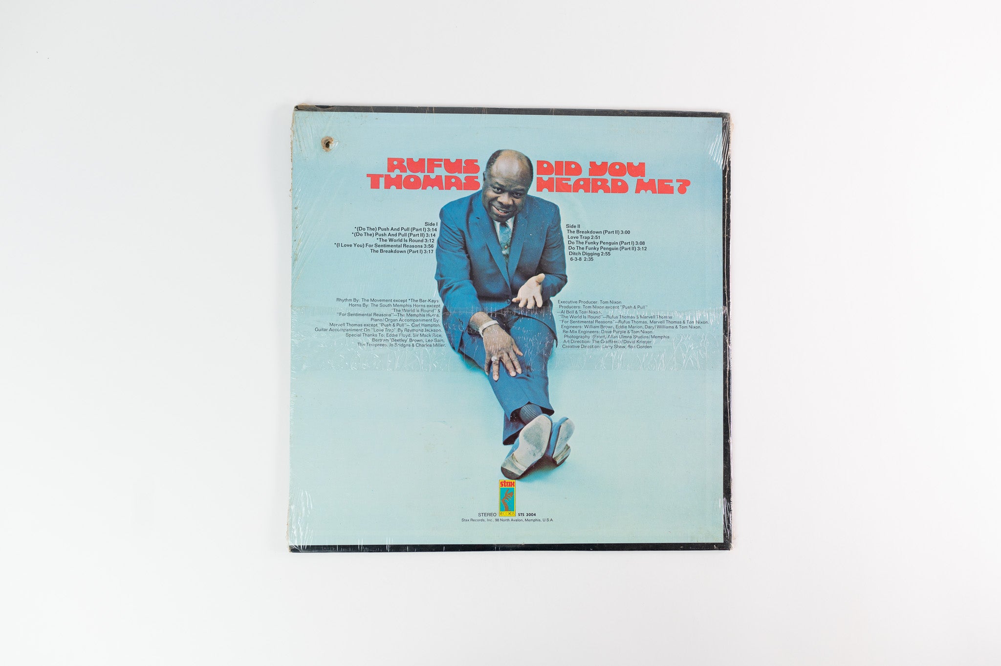 Rufus Thomas - Did You Heard Me? on Stax Sealed