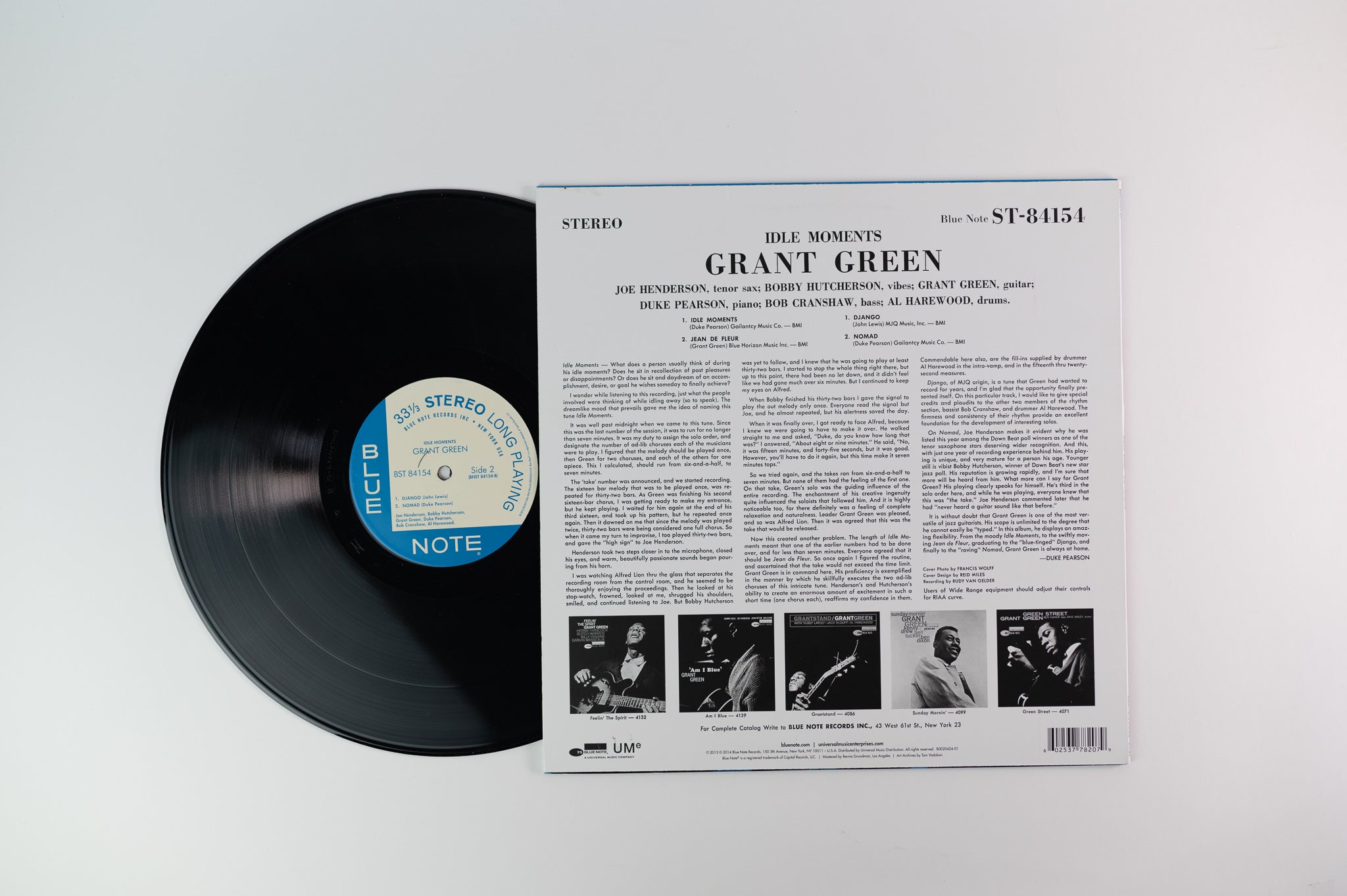 Grant Green - Idle Moments on Blue Note Reissue