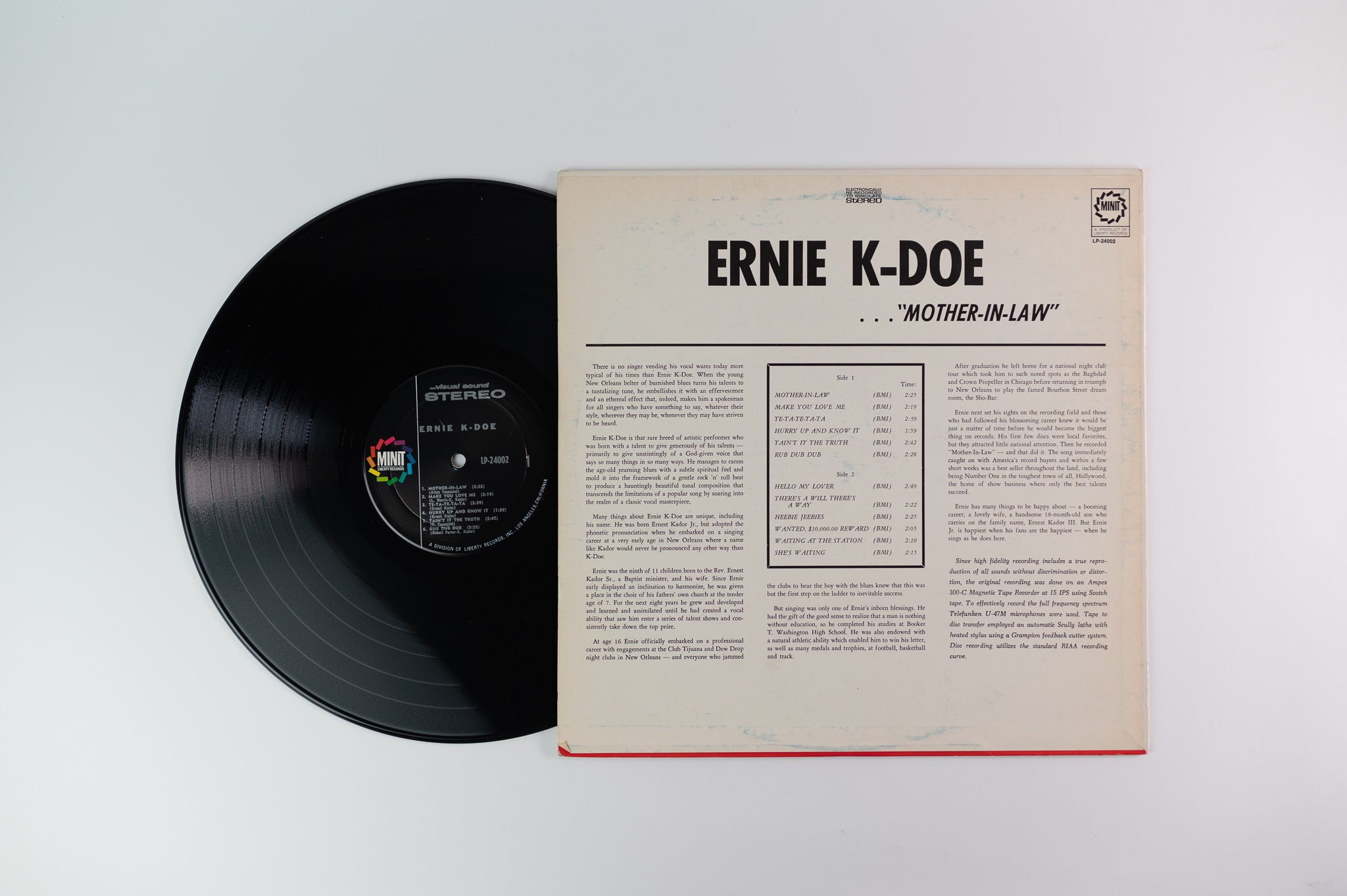 Ernie K-Doe - Mother-In-Law on Minit Stereo Reissue