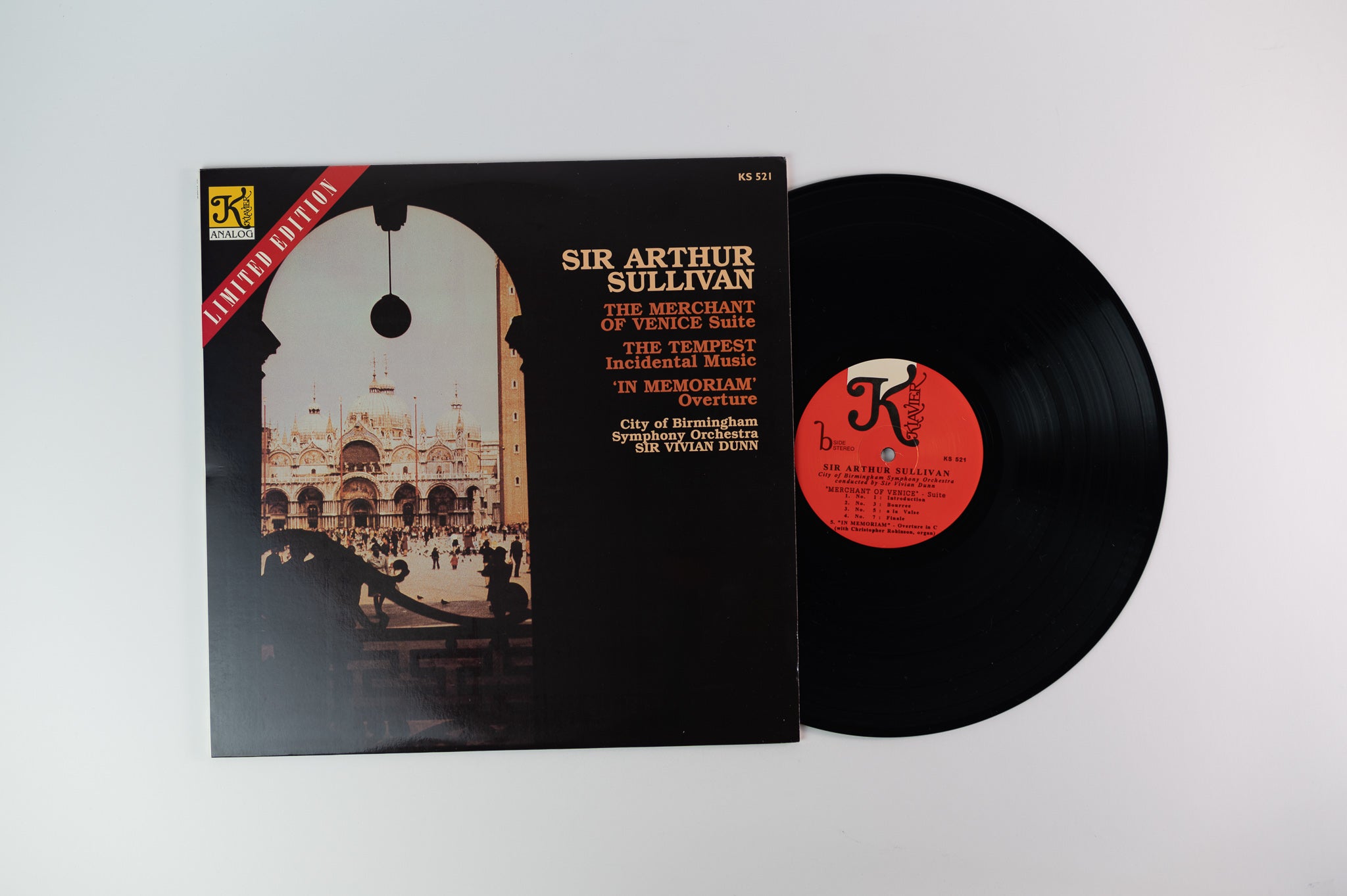 Sir Arthur Sullivan - The Merchant Of Venice Suite on Klavier Limited Numbered 180 Gram