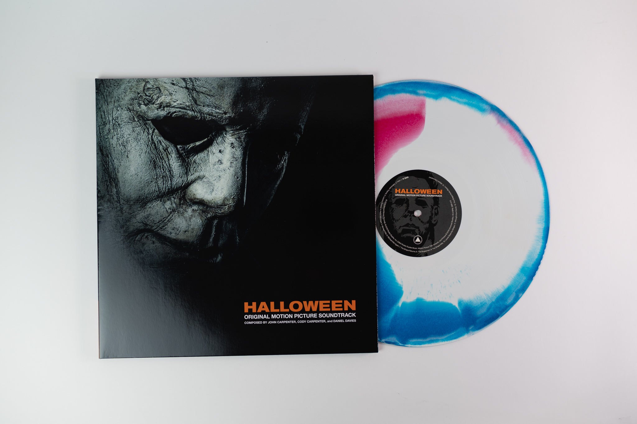 John Carpenter - Halloween (Original Motion Picture Soundtrack) on Sacred Bones Ltd Red White Blue Swirl Michael Myers Variant