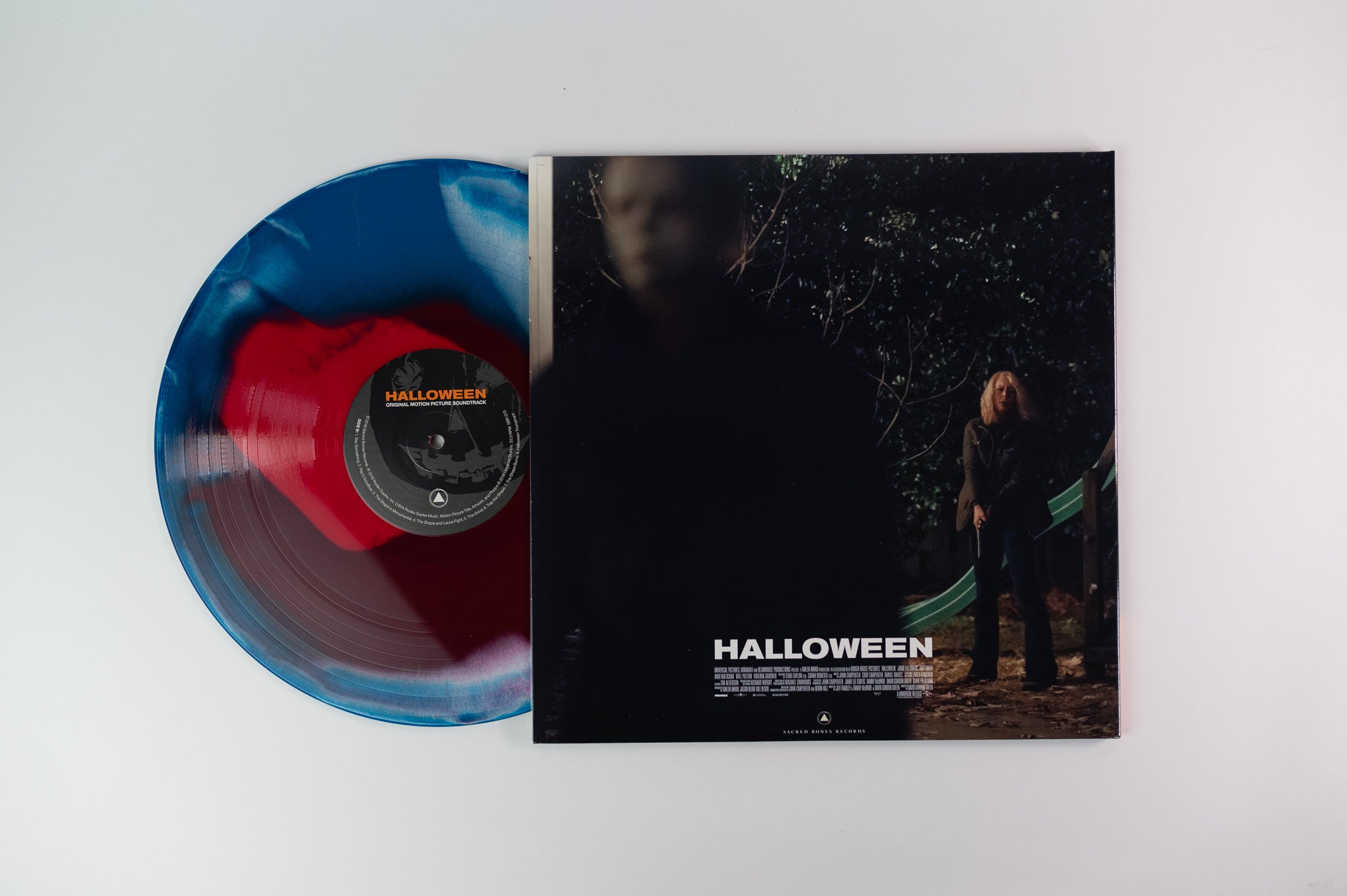 John Carpenter - Halloween (Original Motion Picture Soundtrack) on Sacred Bones Ltd Red White Blue Swirl Michael Myers Variant