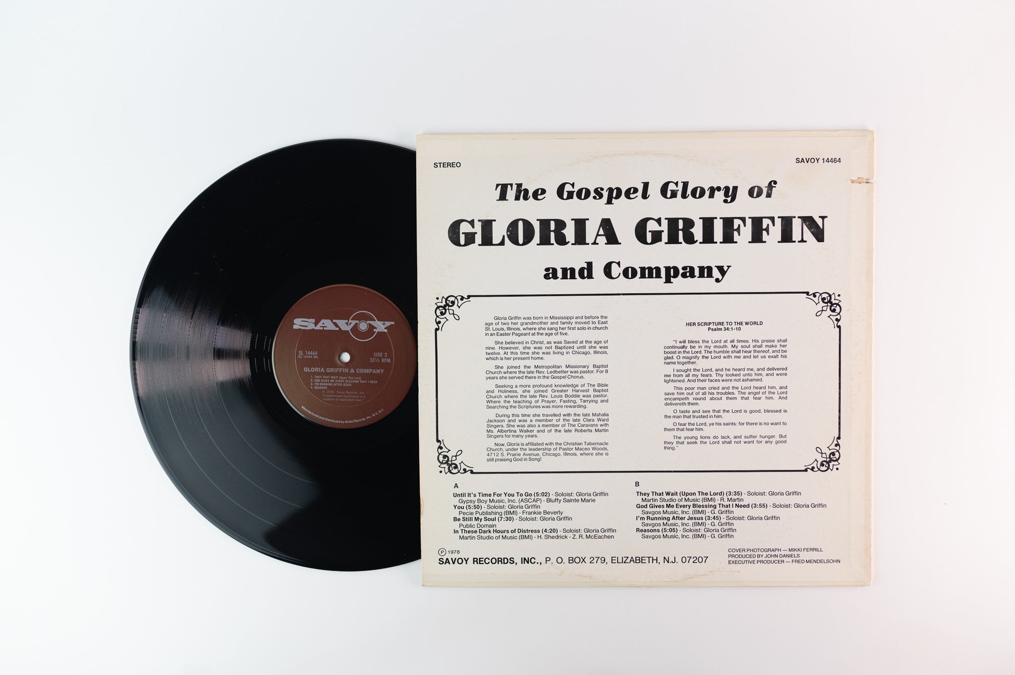 Gloria Griffin - The Gospel Glory Of Gloria Griffin on Savoy