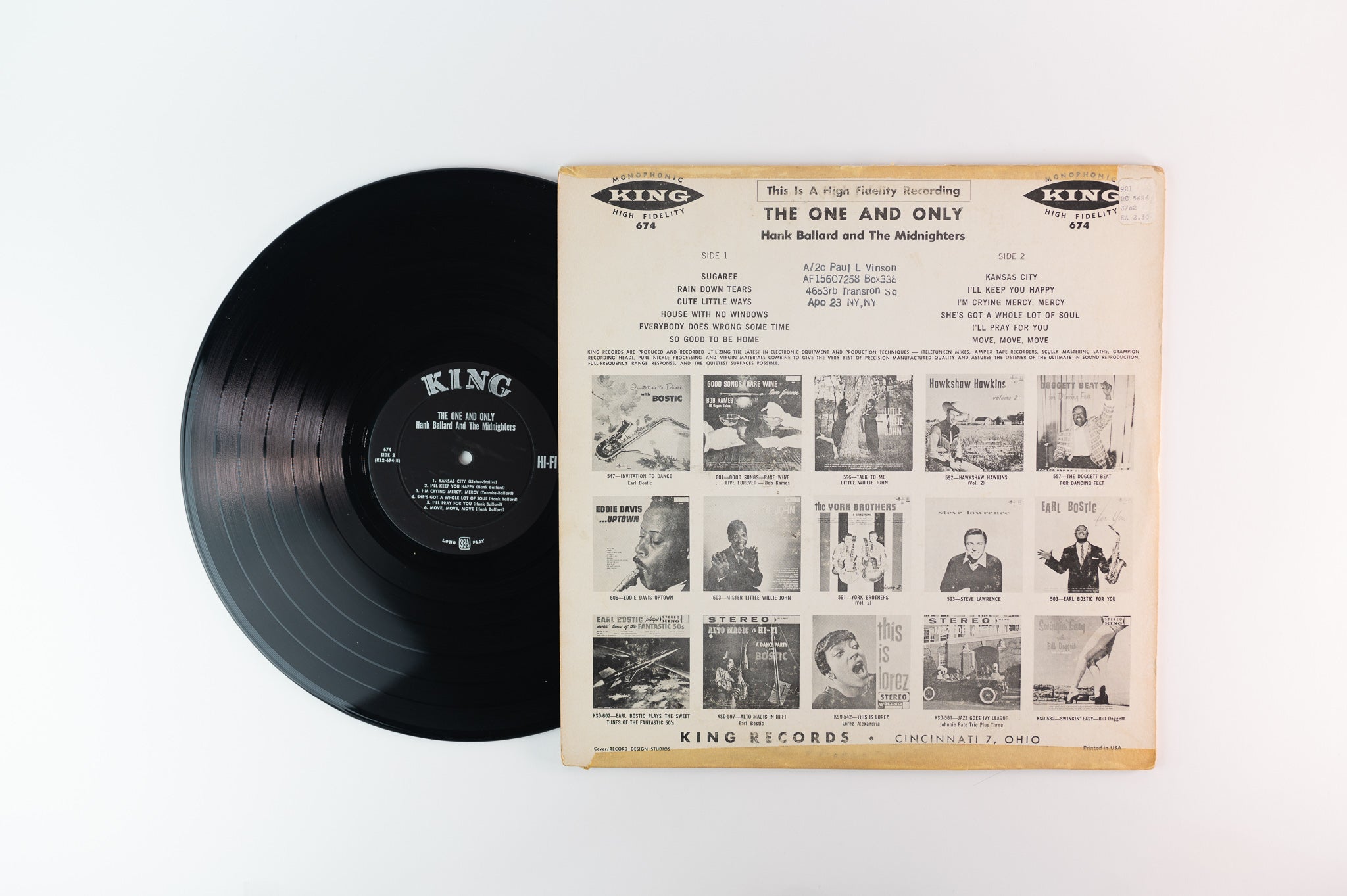 Hank Ballard & The Midnighters - The One And Only on King