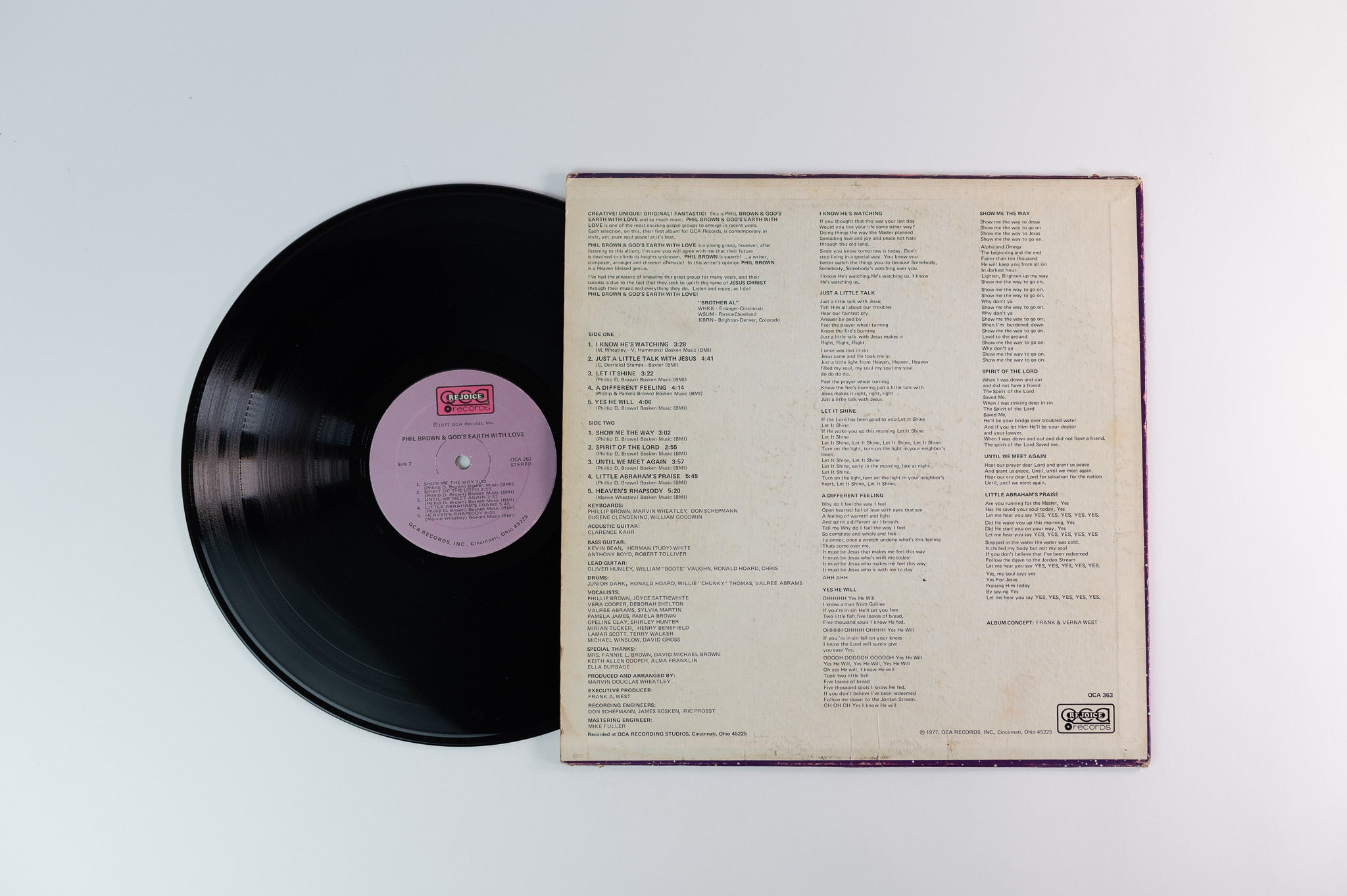 Phil Brown & God's Earth With Love - The Beginning on QCA Rejoice
