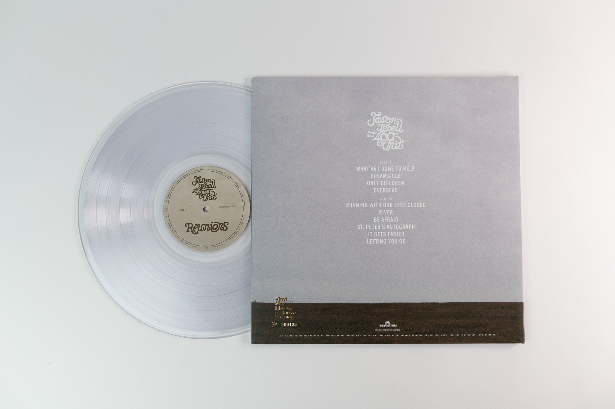 Jason Isbell And The 400 Unit - Reunions on Southeastern Vinyl Me Please Ltd Numbered Clear