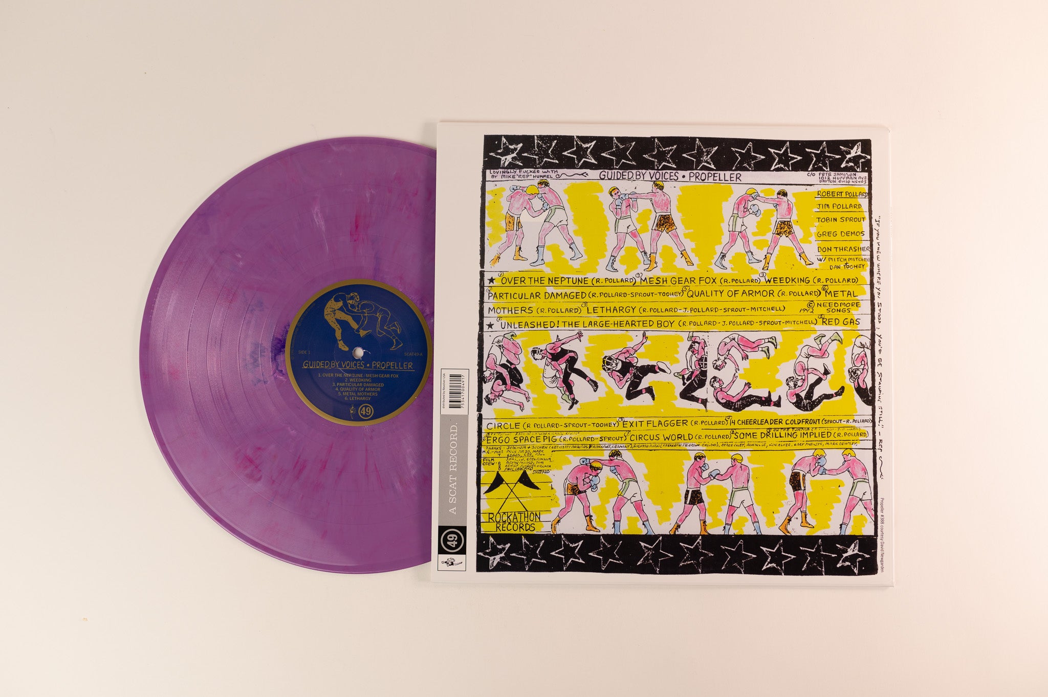 Guided By Voices - Propeller on Scat Purple Splatter Vinyl Reissue