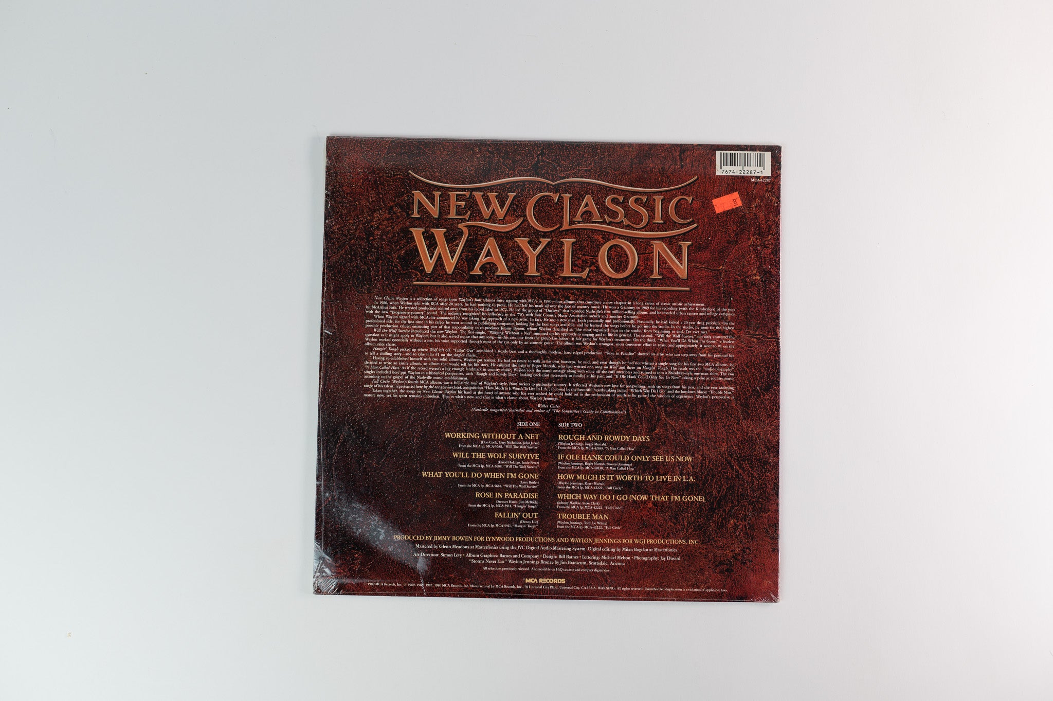 Waylon Jennings - New Classic Waylon on MCA Sealed