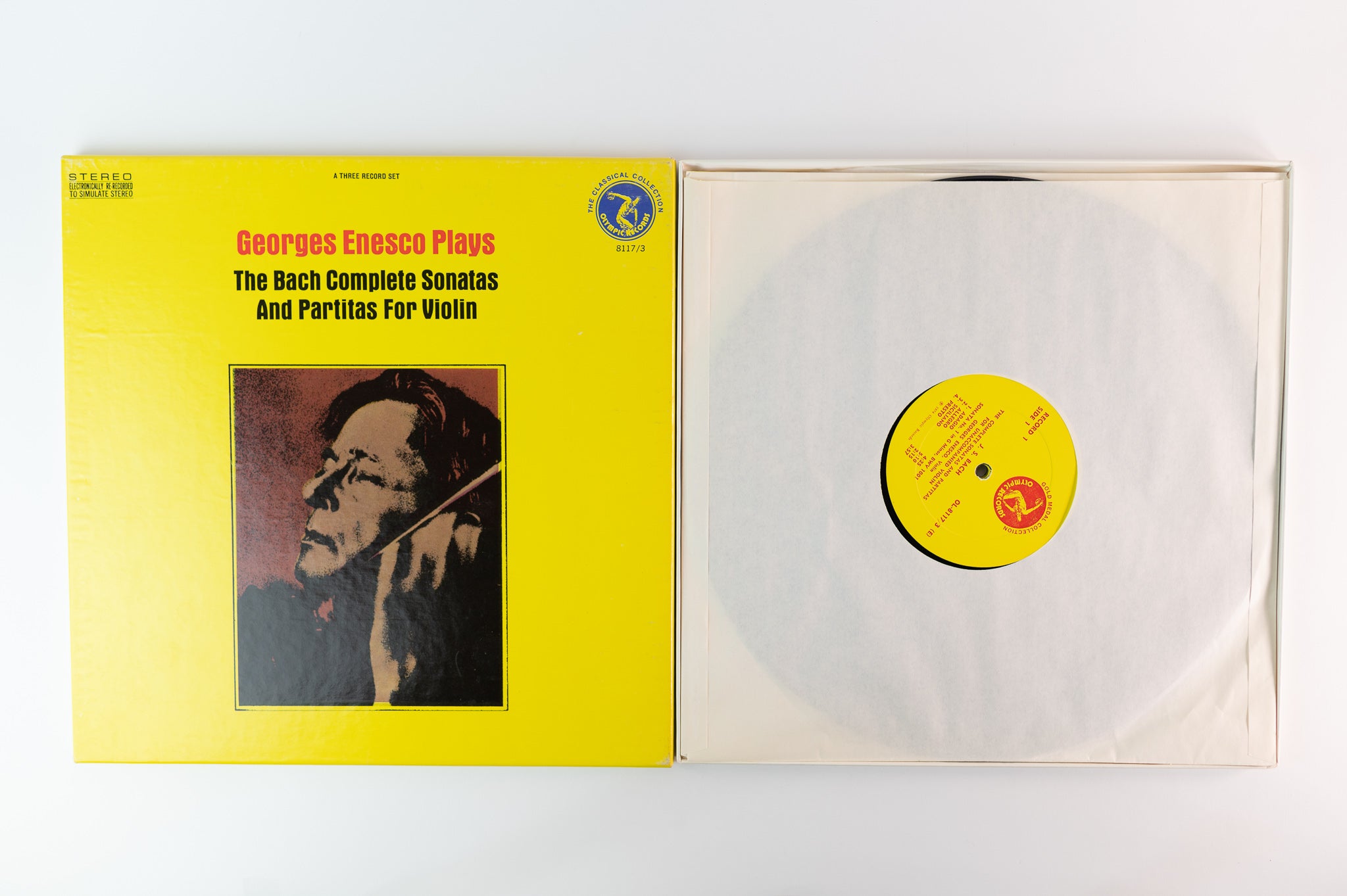 Johann Sebastian Bach, Georges Enesco  - The Bach Complete Sonatas And Partitas For Violin on Olympic