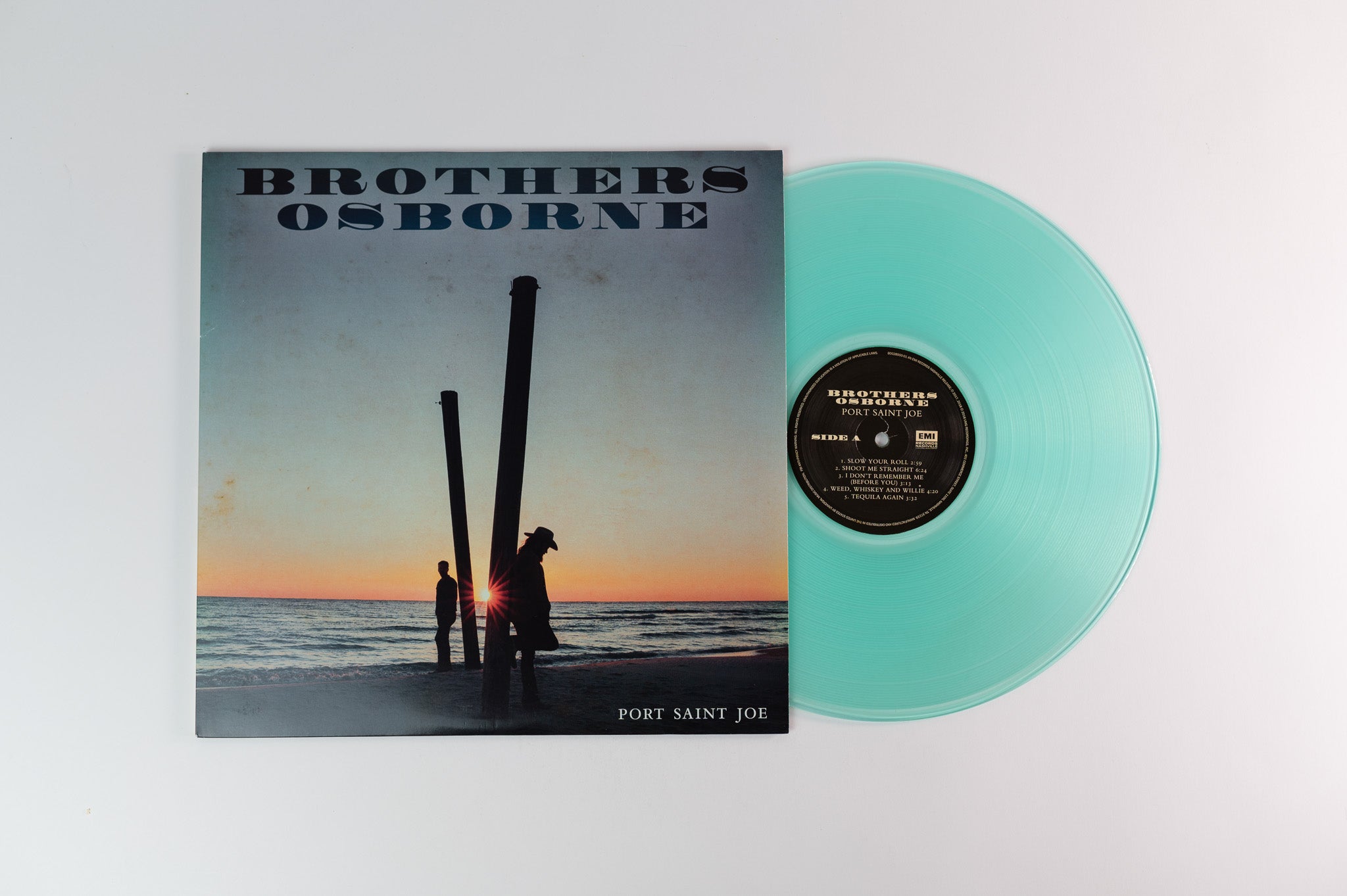 Brothers Osborne - Port Saint Joe on EMI Nashville Seaglass Colored Vinyl