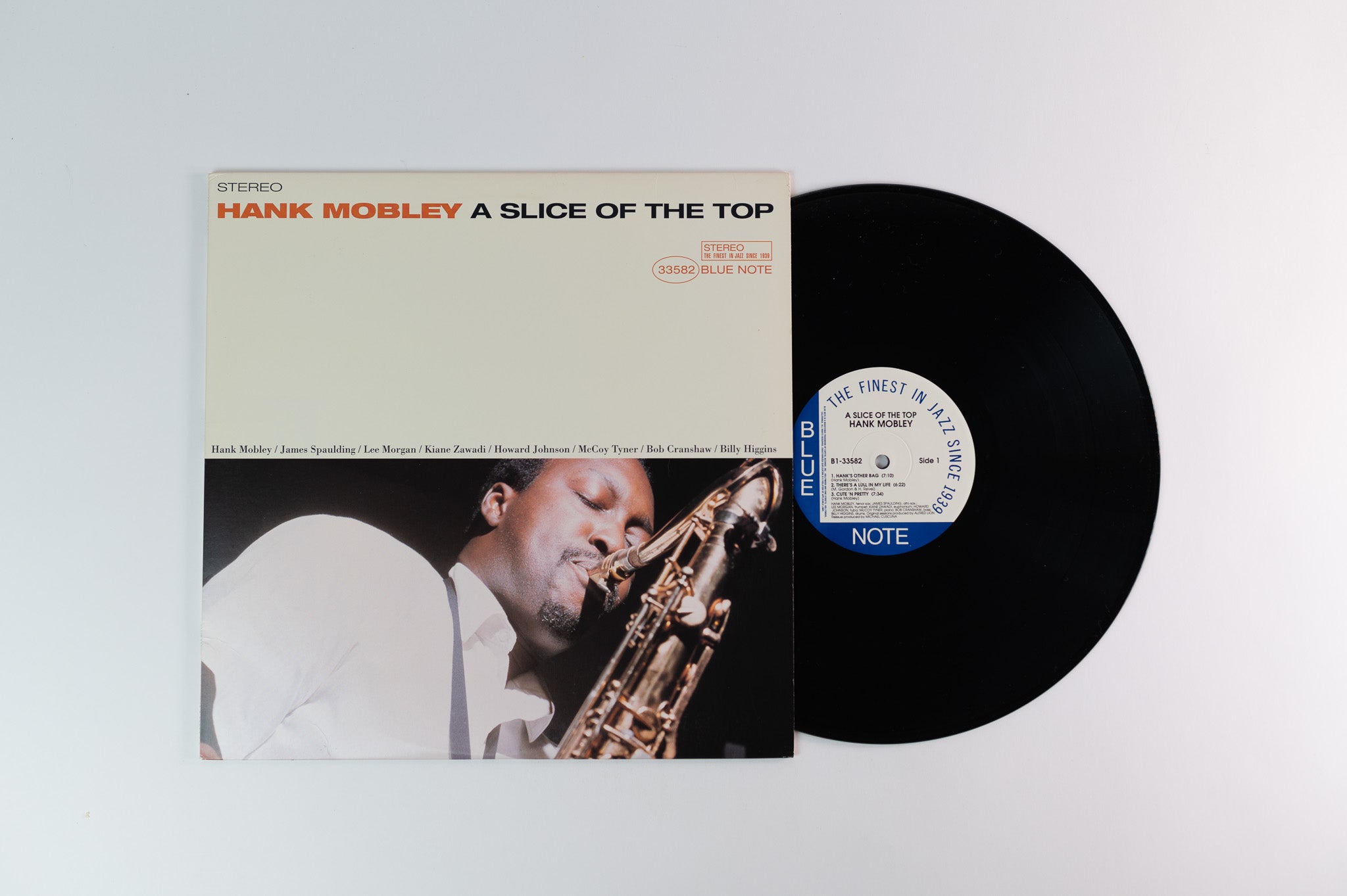 Hank Mobley - A Slice Of The Top on Blue Note 1995 180 Gram Reissue