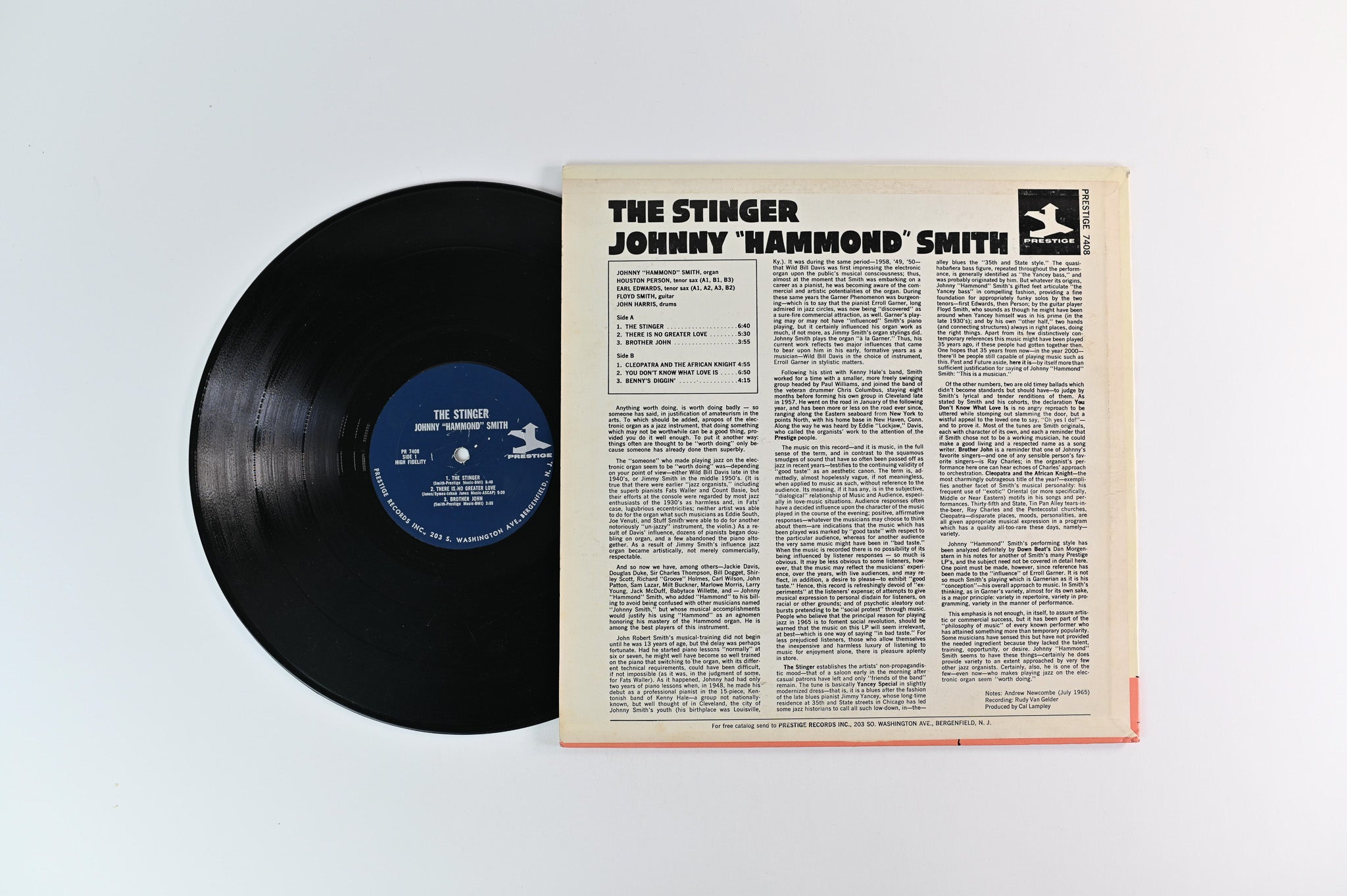 Johnny Hammond - The Stinger on Prestige Mono